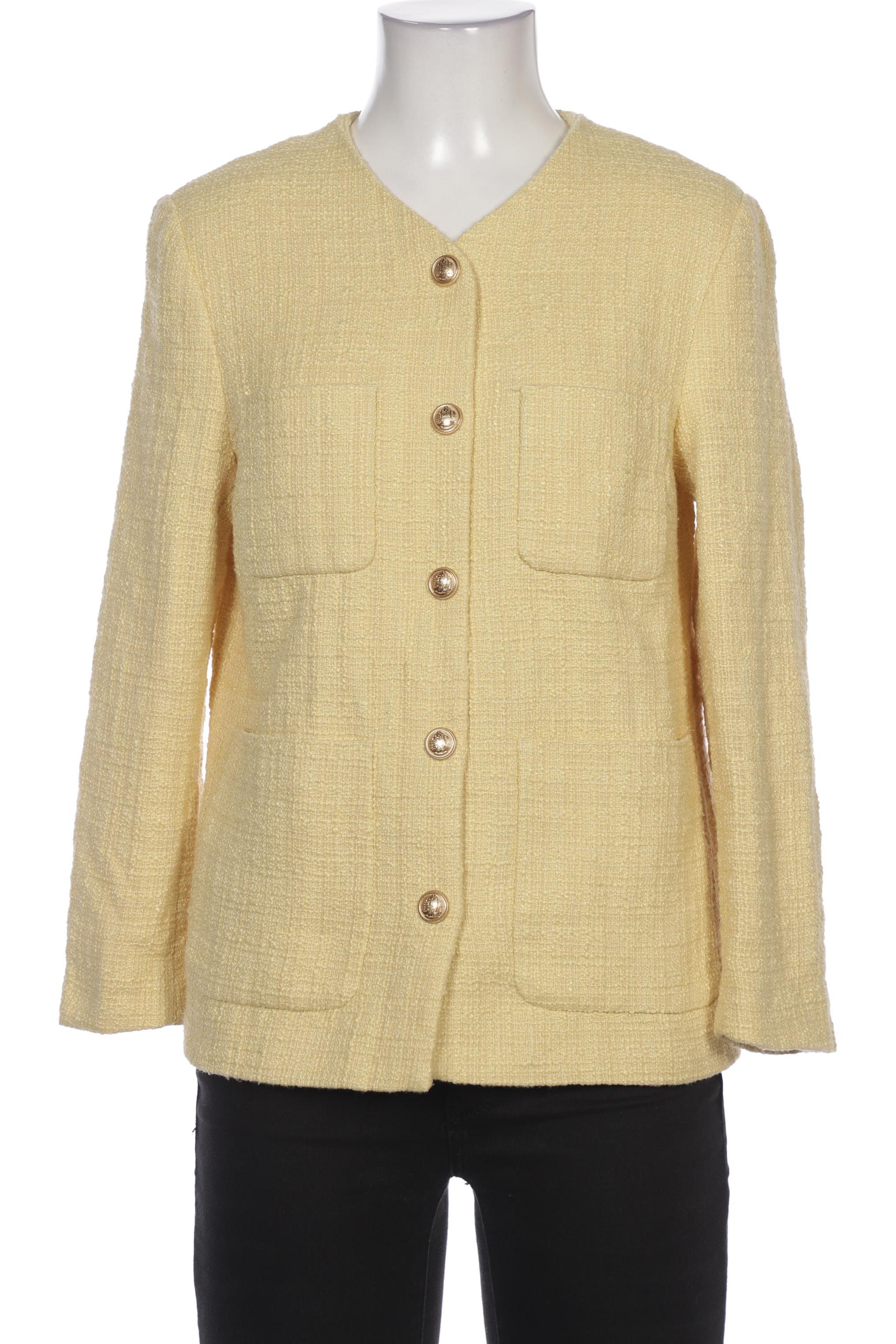 

H&M Damen Blazer, gelb, Gr. 38
