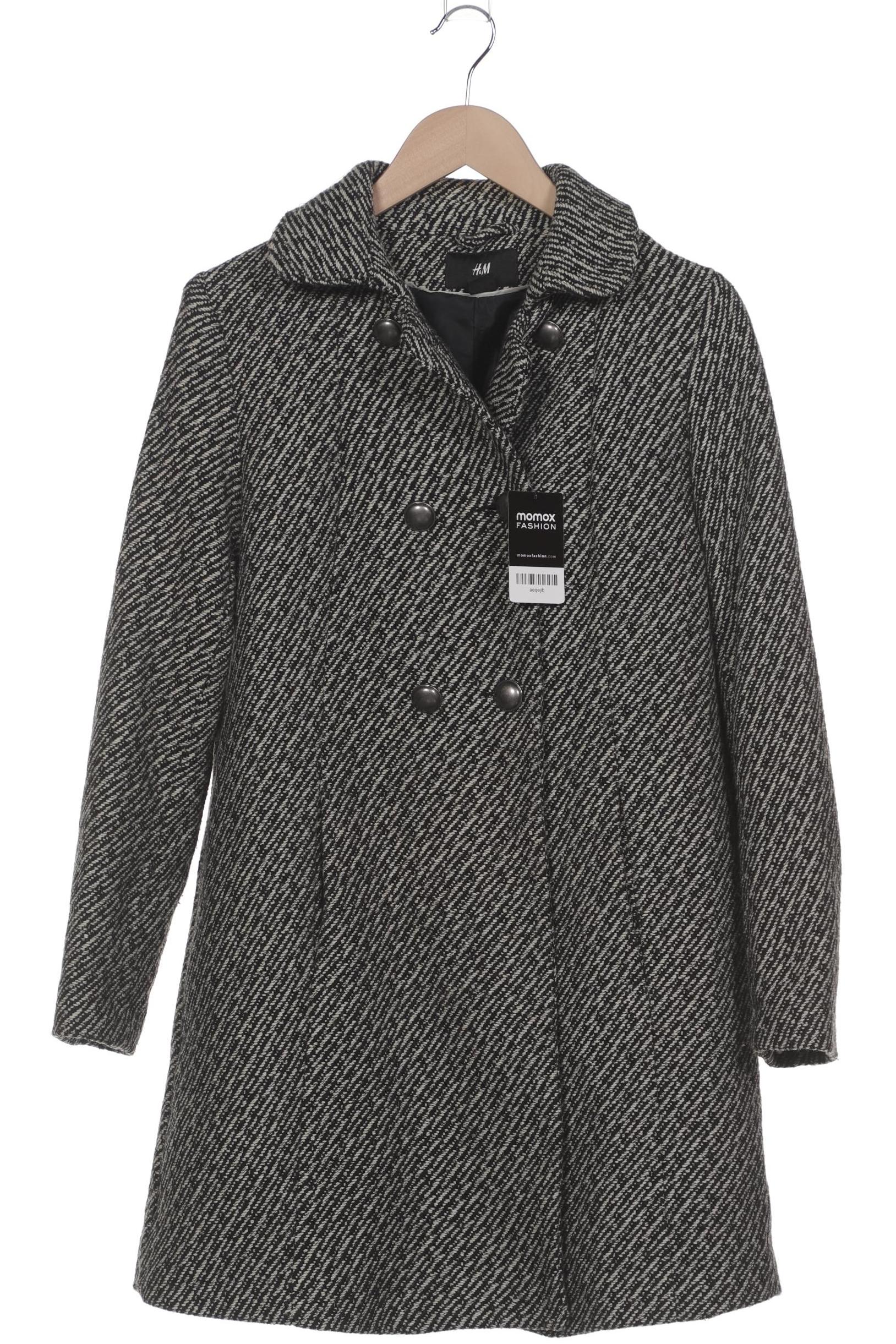 

H&M Damen Mantel, schwarz, Gr. 40