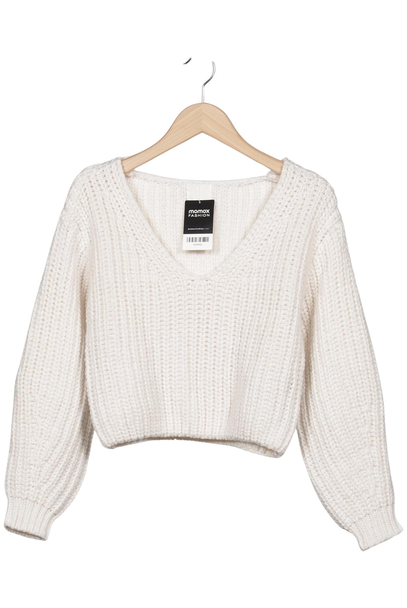 

H&M Damen Pullover, cremeweiß, Gr. 36