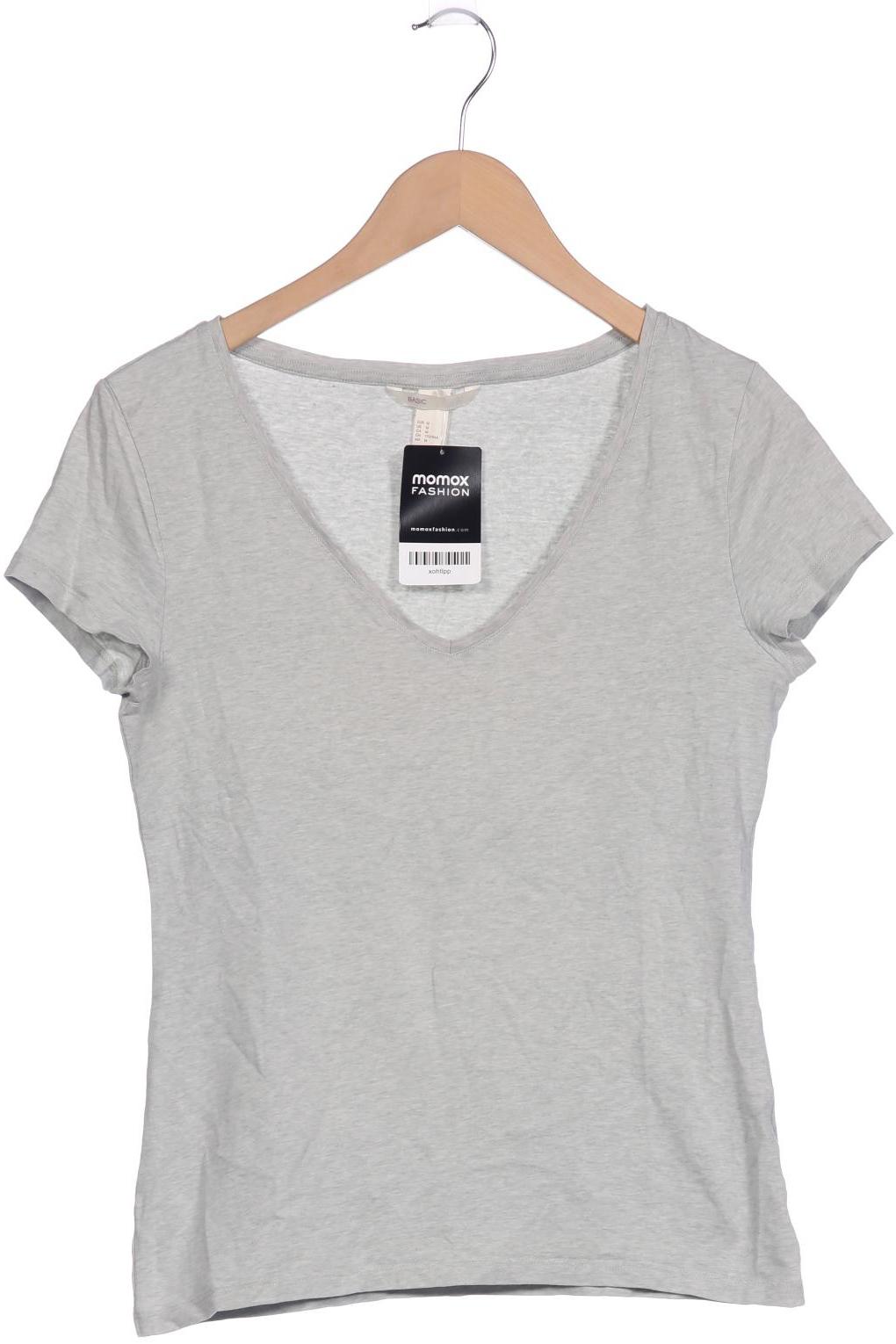 

H&M Damen T-Shirt, grau, Gr. 38