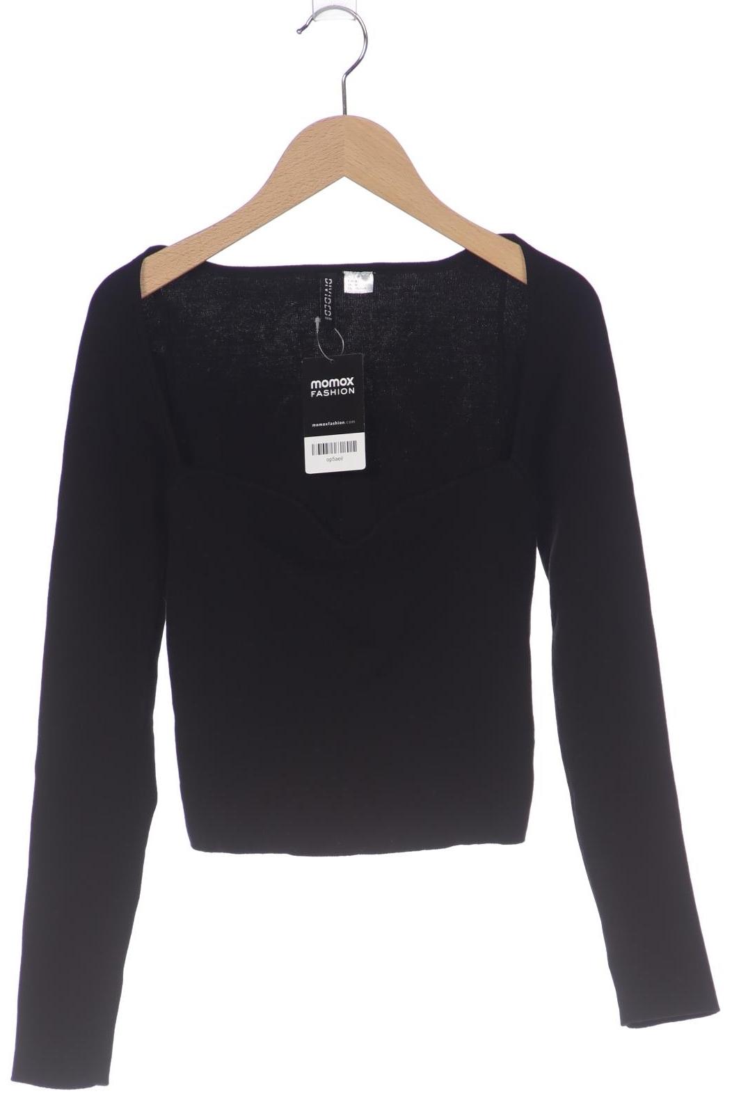 

H&M Damen Pullover, schwarz, Gr. 38
