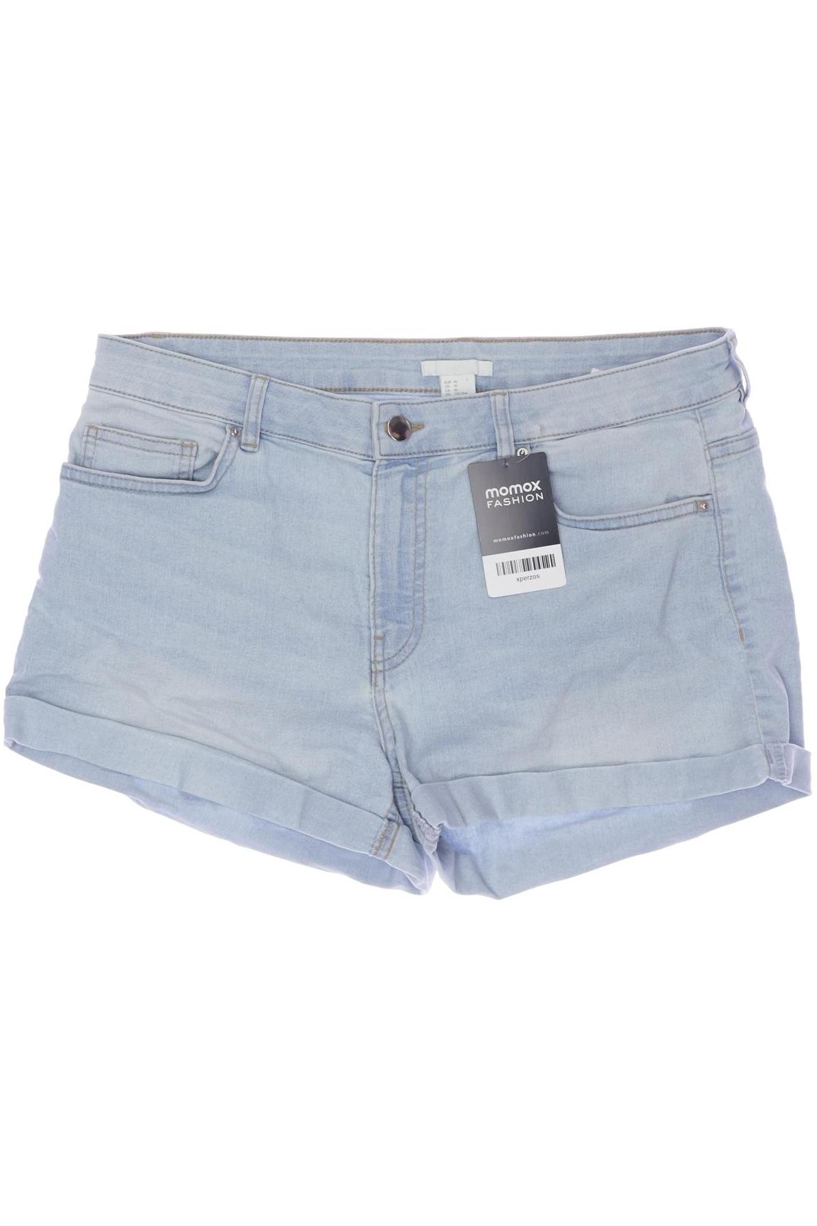 

H&M Damen Shorts, hellblau, Gr. 40