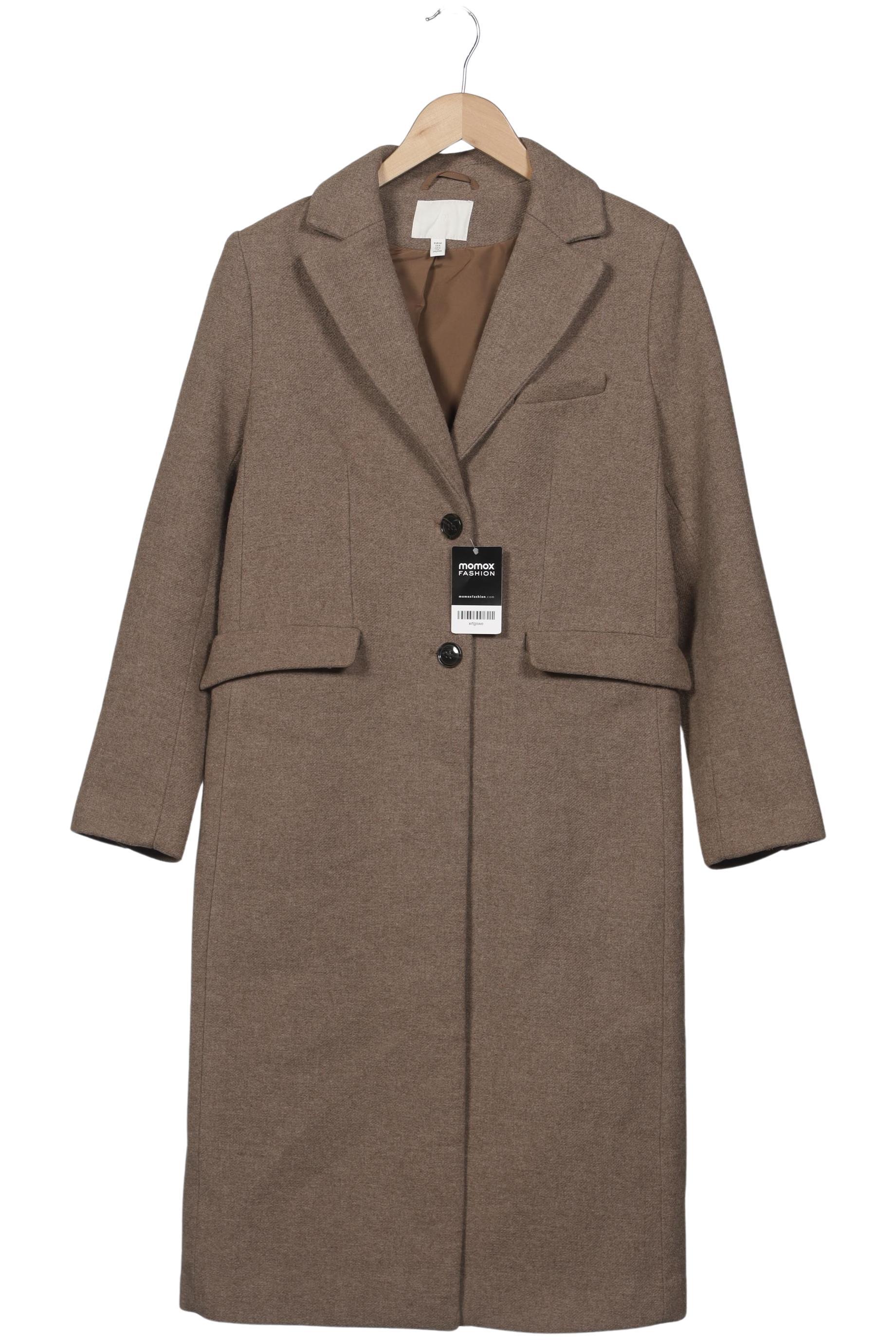 

H&M Damen Mantel, braun, Gr. 40