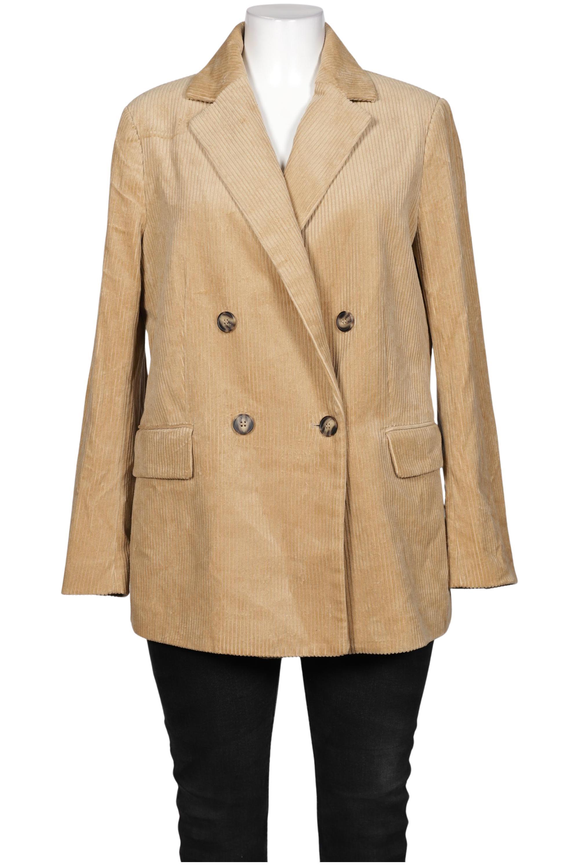 

H&M Damen Blazer, beige, Gr. 46
