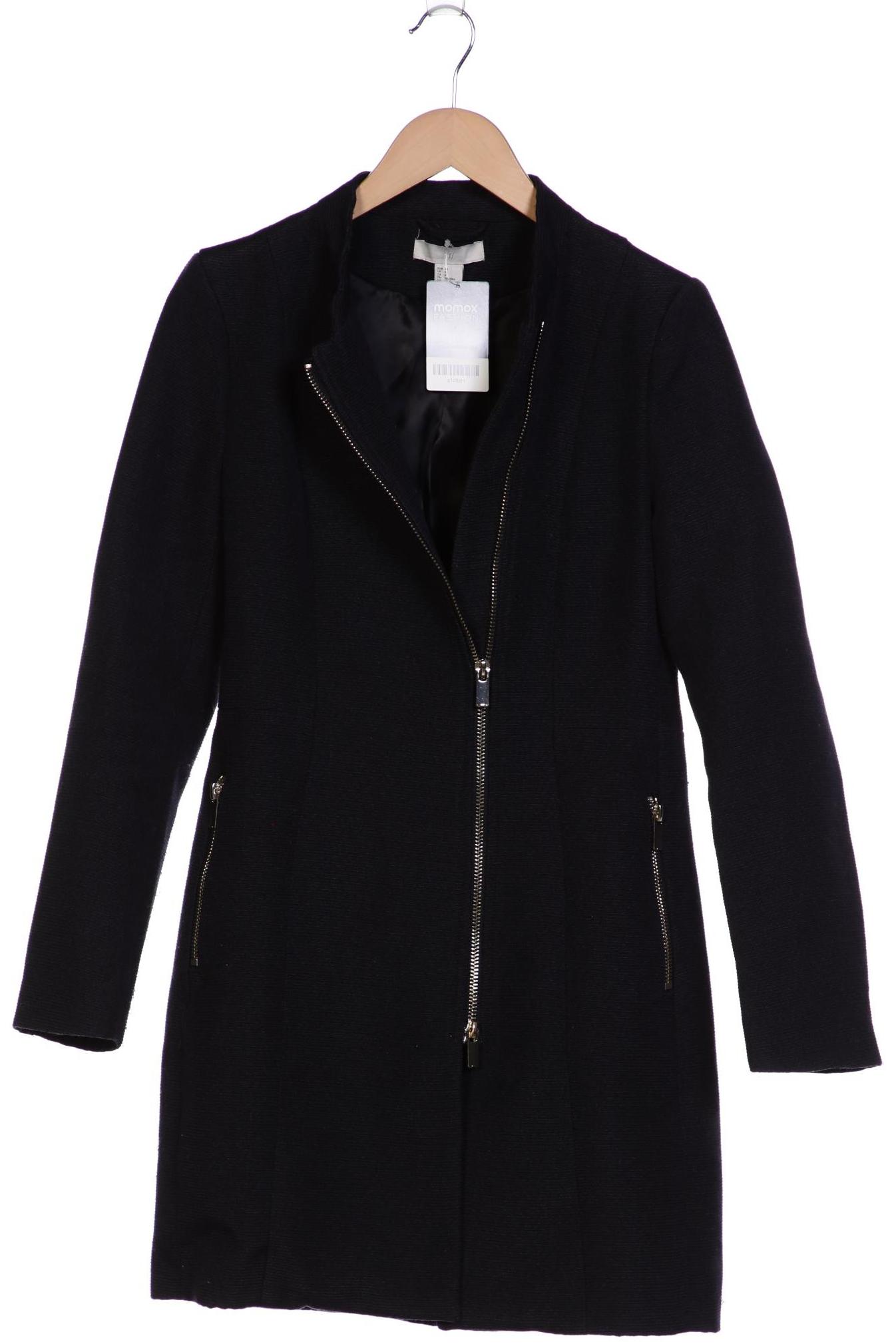 

H&M Damen Mantel, marineblau, Gr. 38