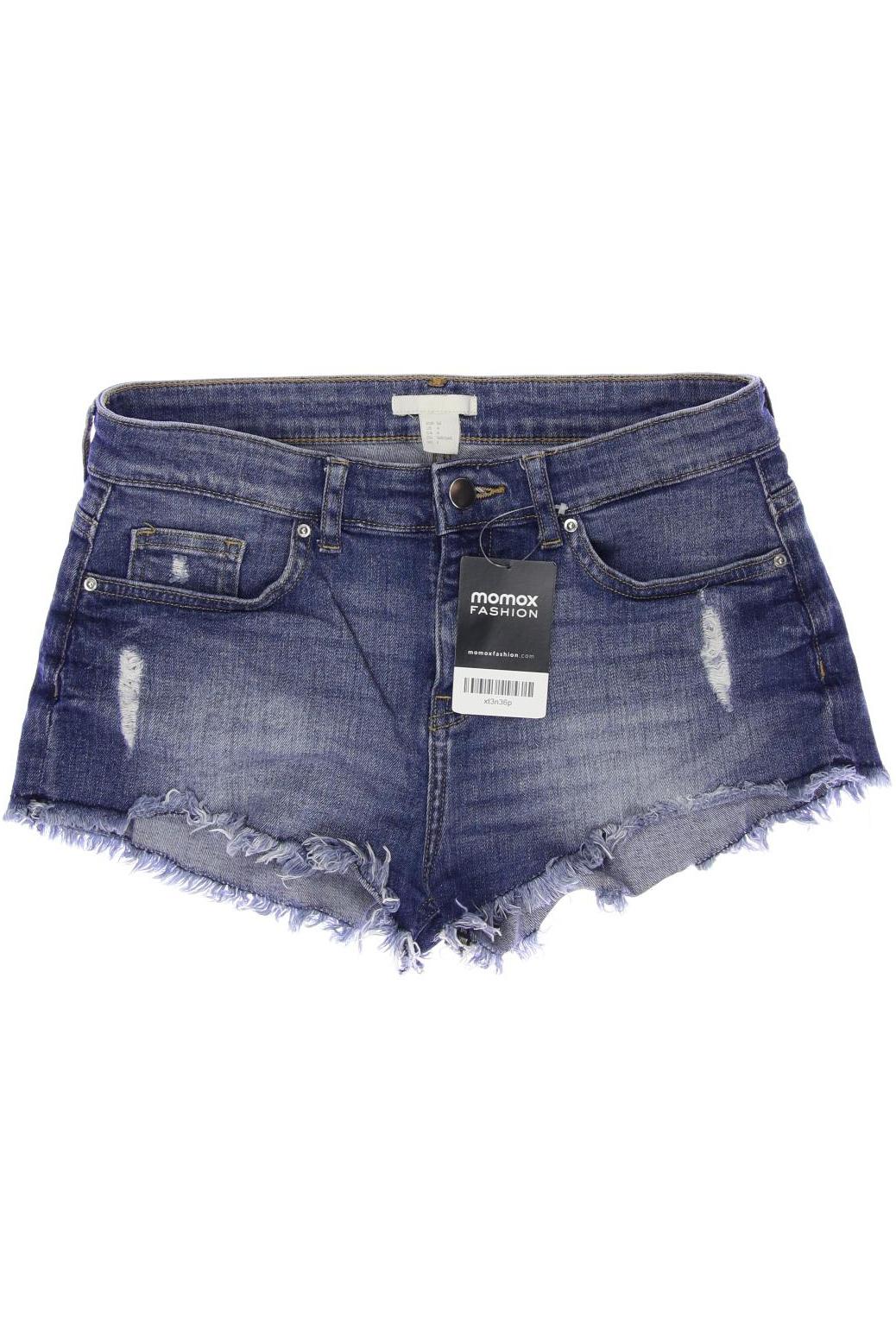

H&M Damen Shorts, blau, Gr. 34