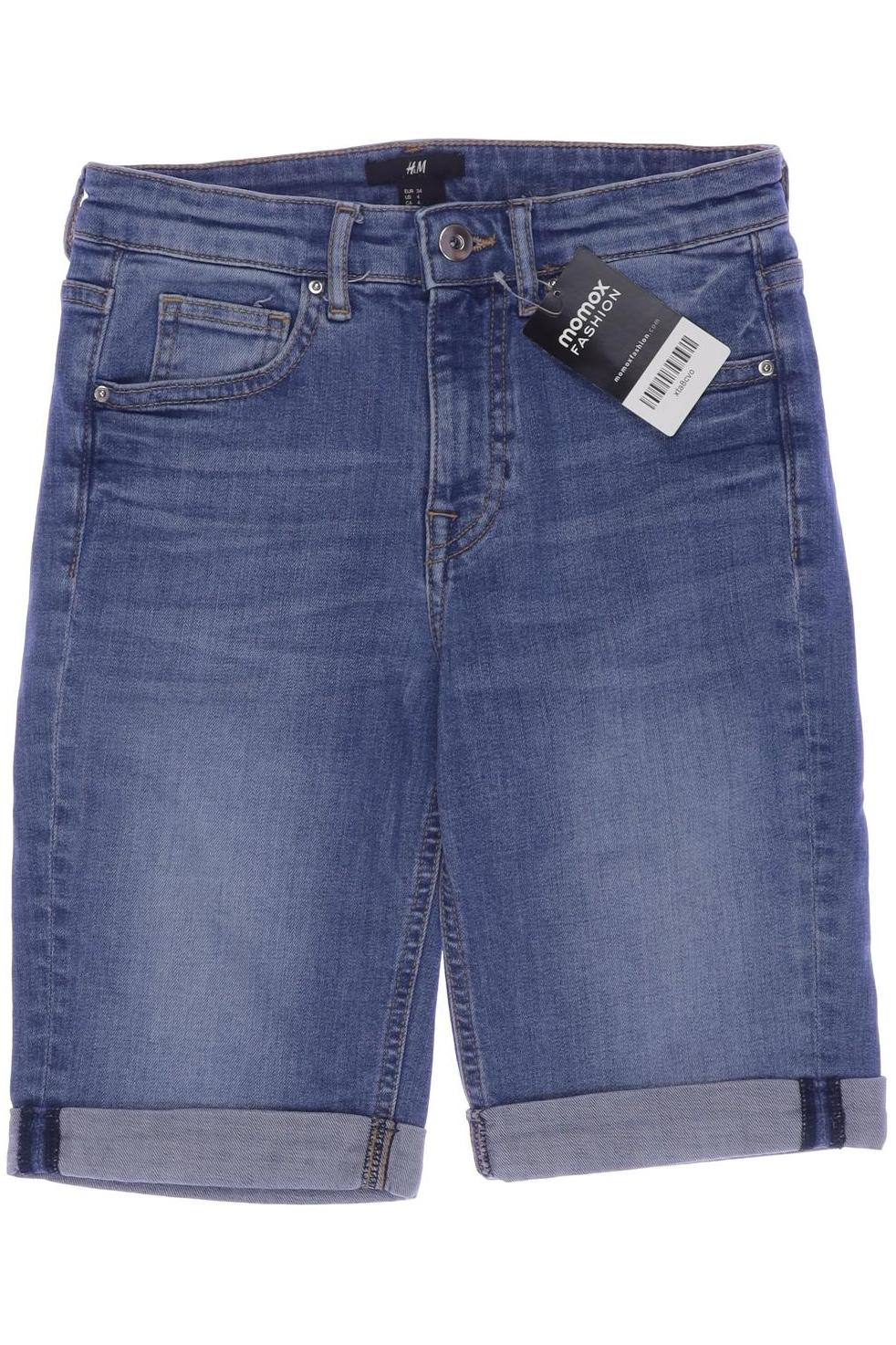 

H&M Damen Shorts, blau, Gr. 34