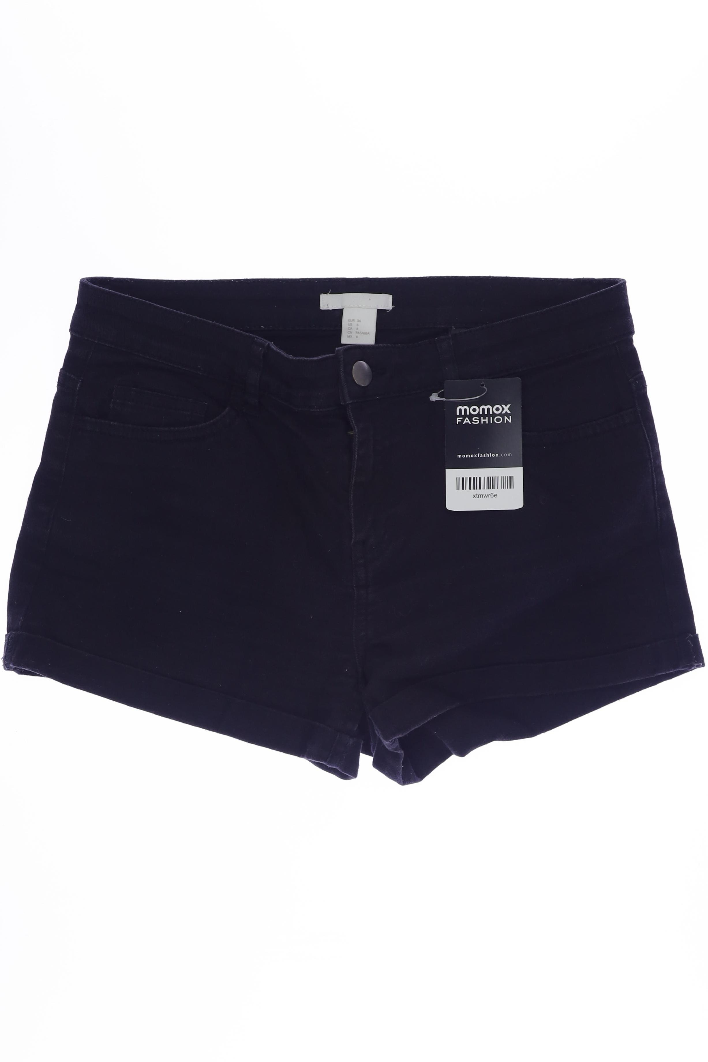 

H&M Damen Shorts, schwarz, Gr. 36