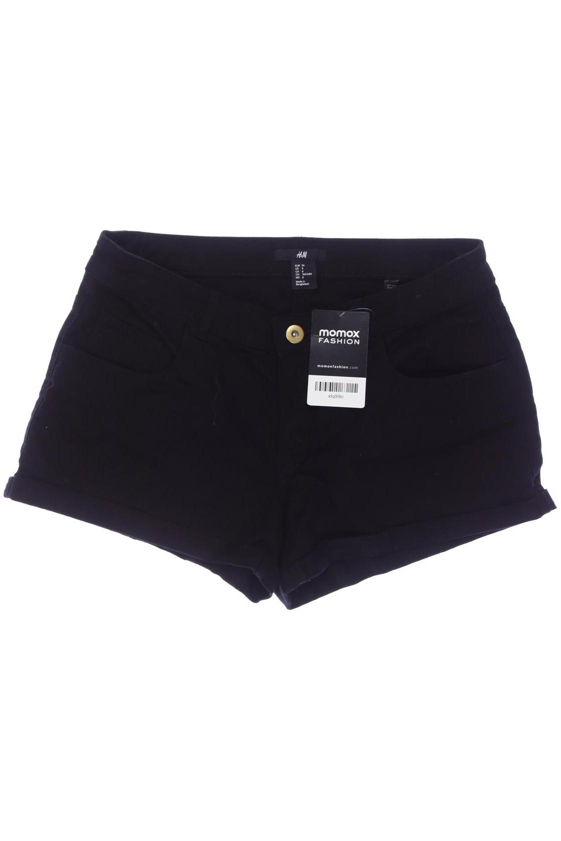 

H&M Damen Shorts, schwarz, Gr. 36