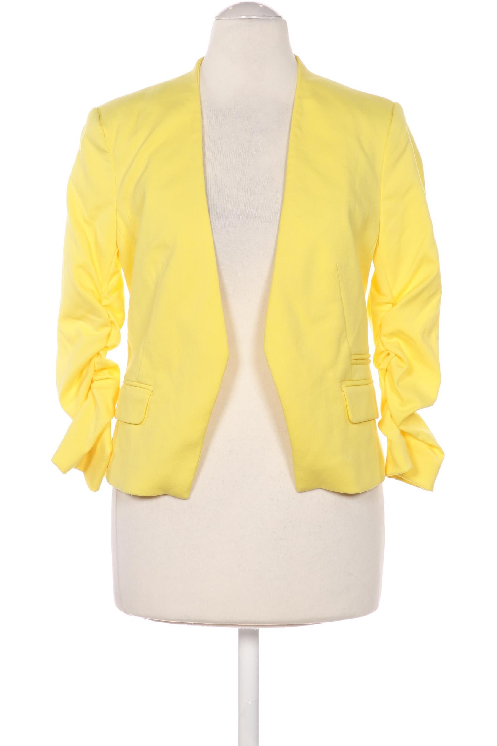 

H&M Damen Blazer, gelb, Gr. 36