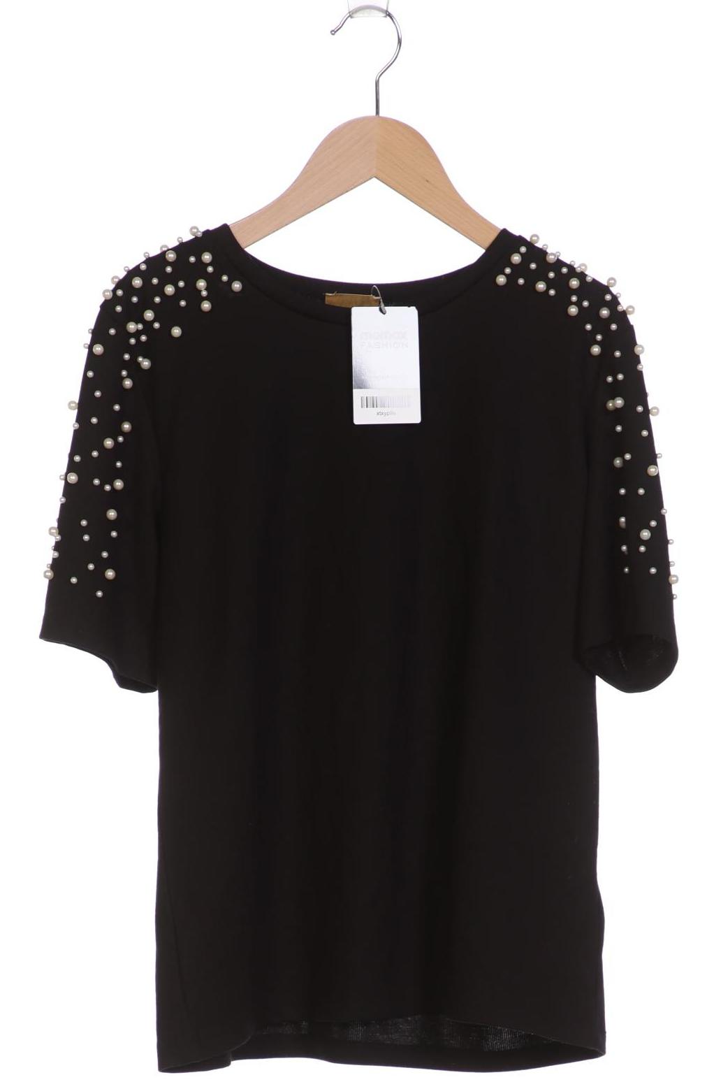 

H&M Damen T-Shirt, schwarz, Gr. 38