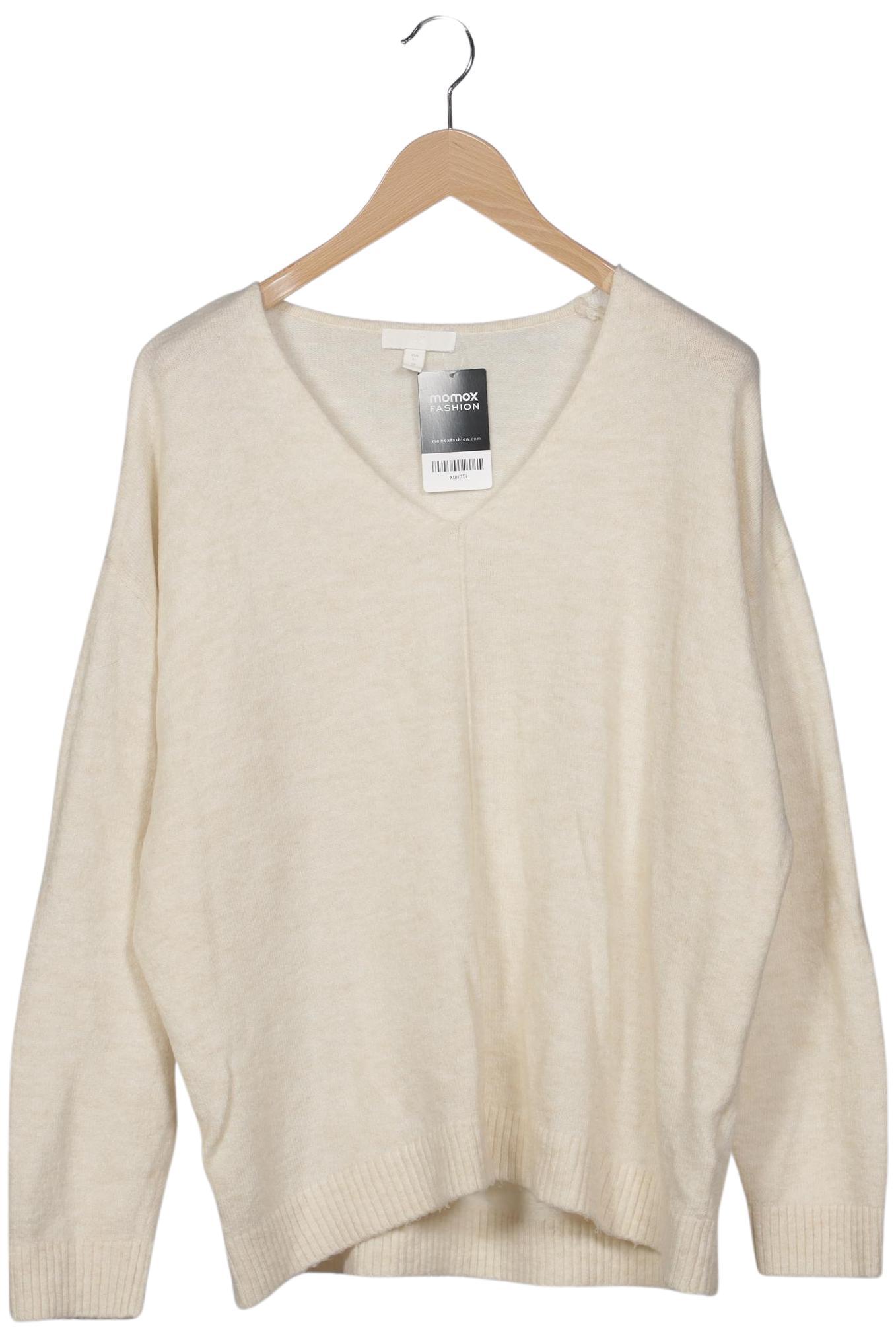 

H&M Damen Pullover, cremeweiß, Gr. 44