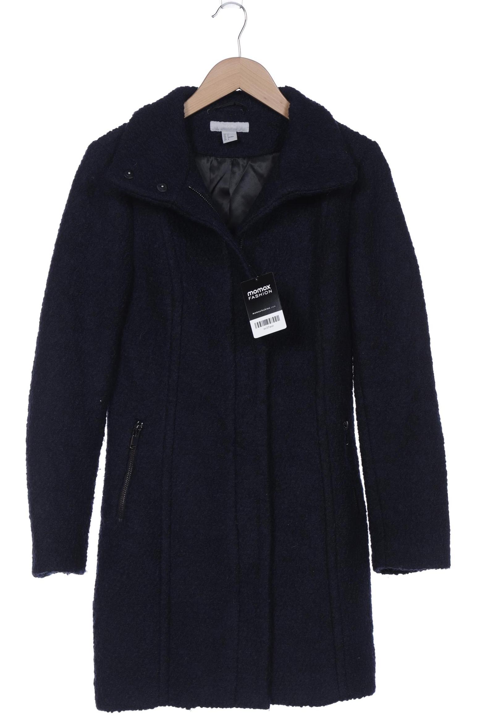 

H&M Damen Mantel, marineblau, Gr. 38