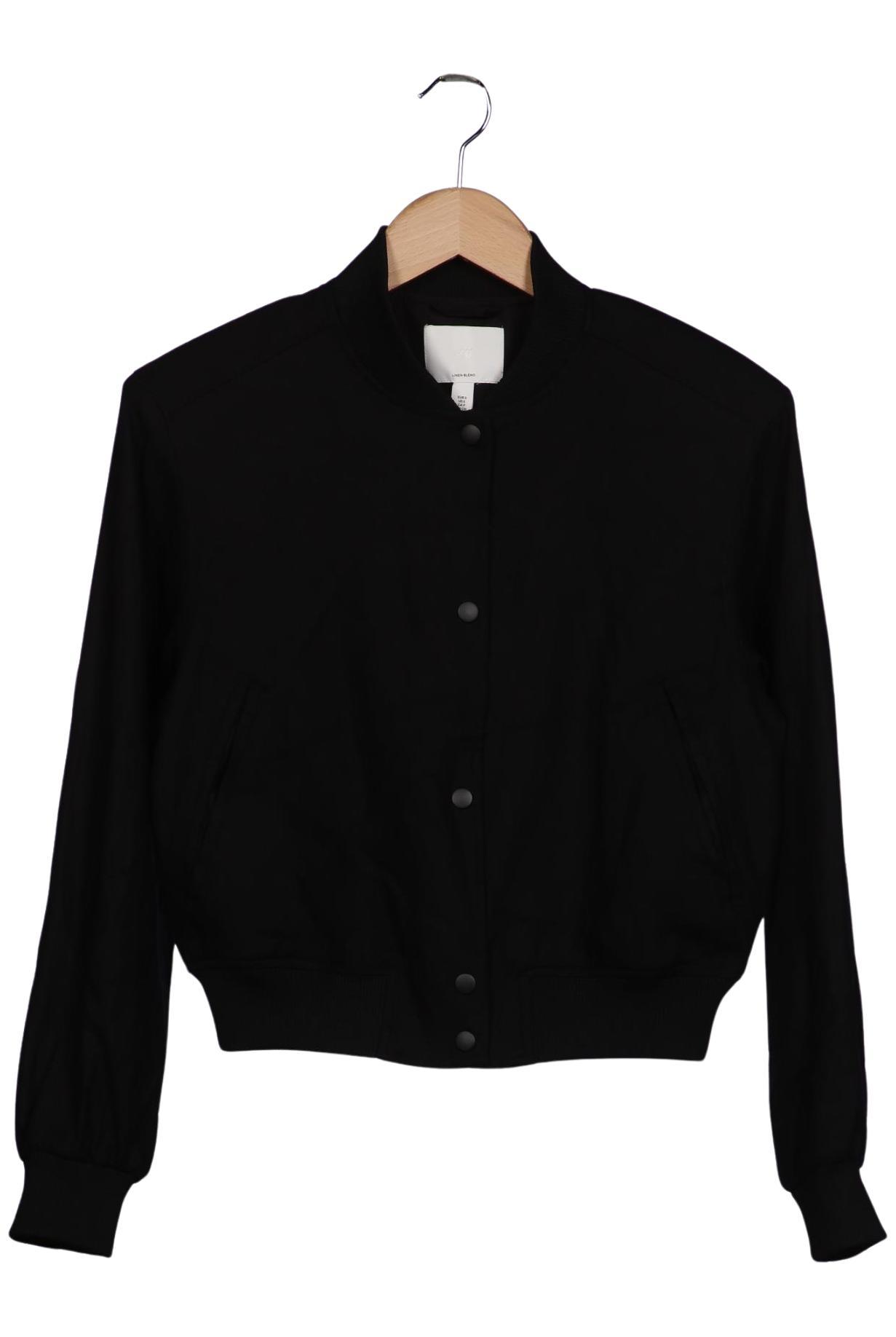 

H&M Damen Jacke, schwarz, Gr. 36