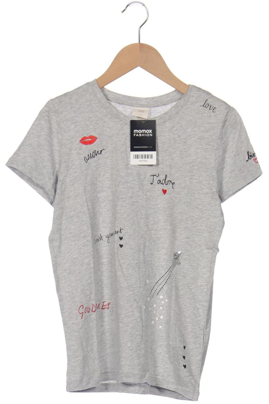 

H&M Damen T-Shirt, grau