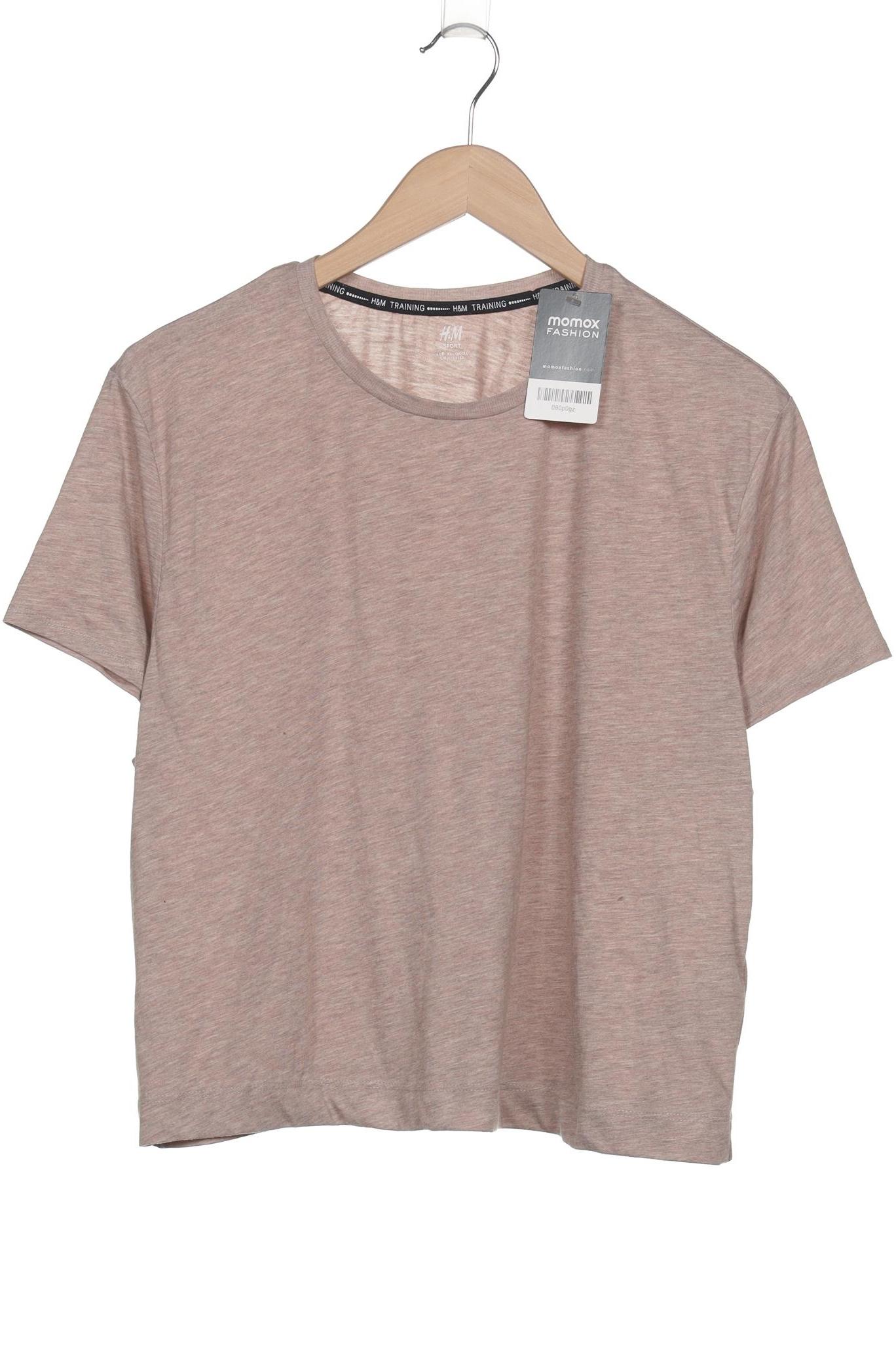 

H&M Damen T-Shirt, beige, Gr. 44