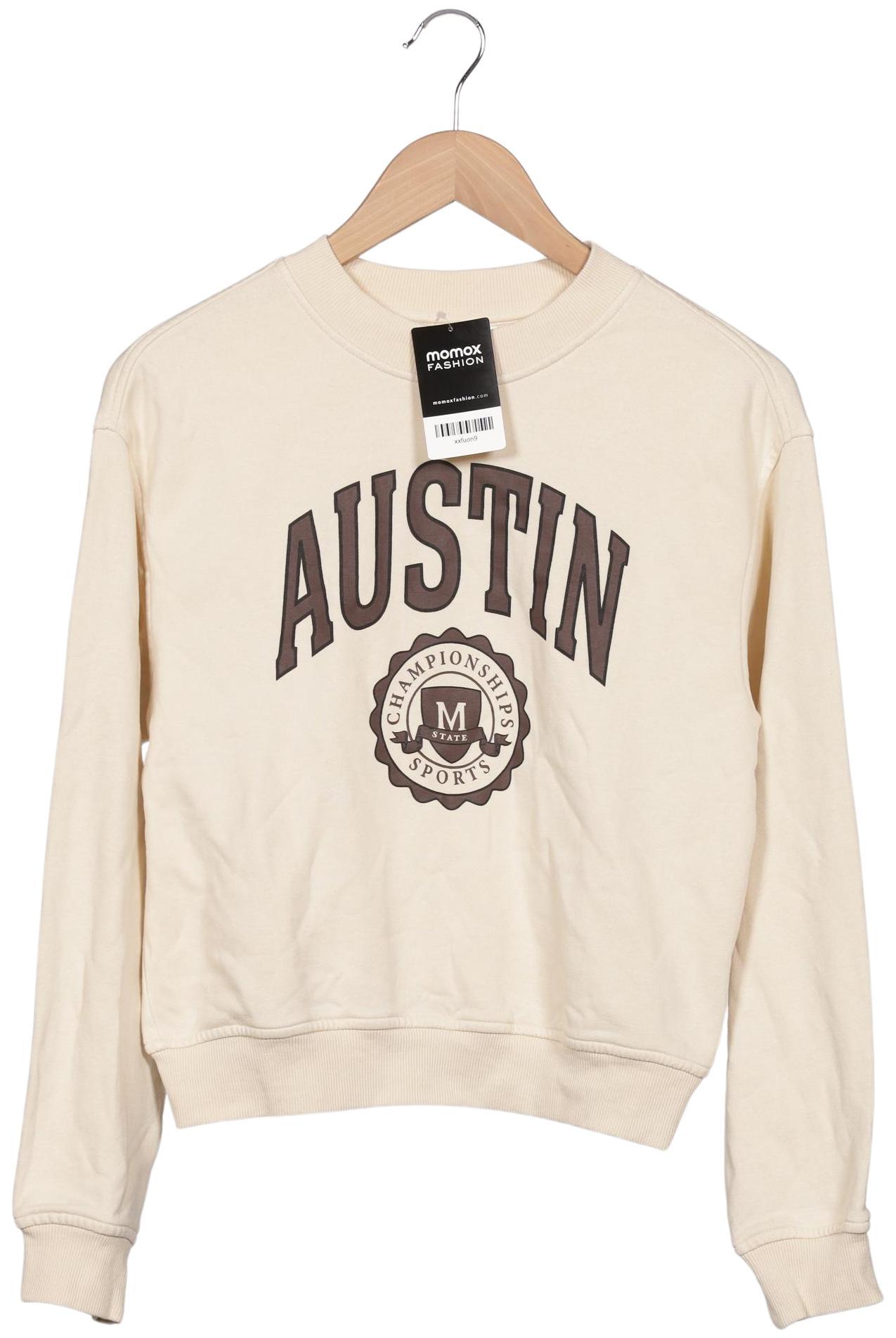 

H&M Damen Sweatshirt, cremeweiß, Gr. 36
