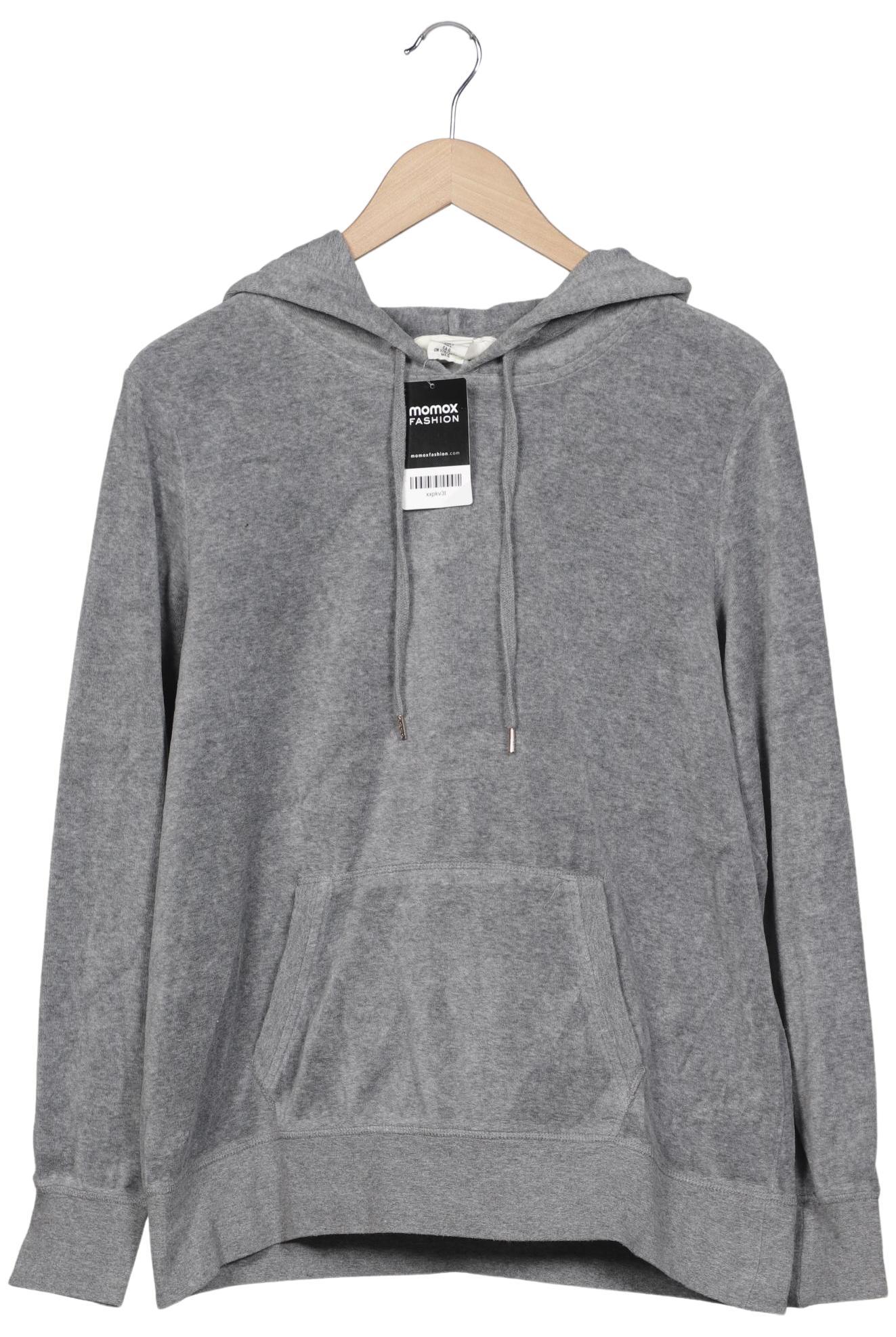 

H&M Damen Kapuzenpullover, grau, Gr. 42