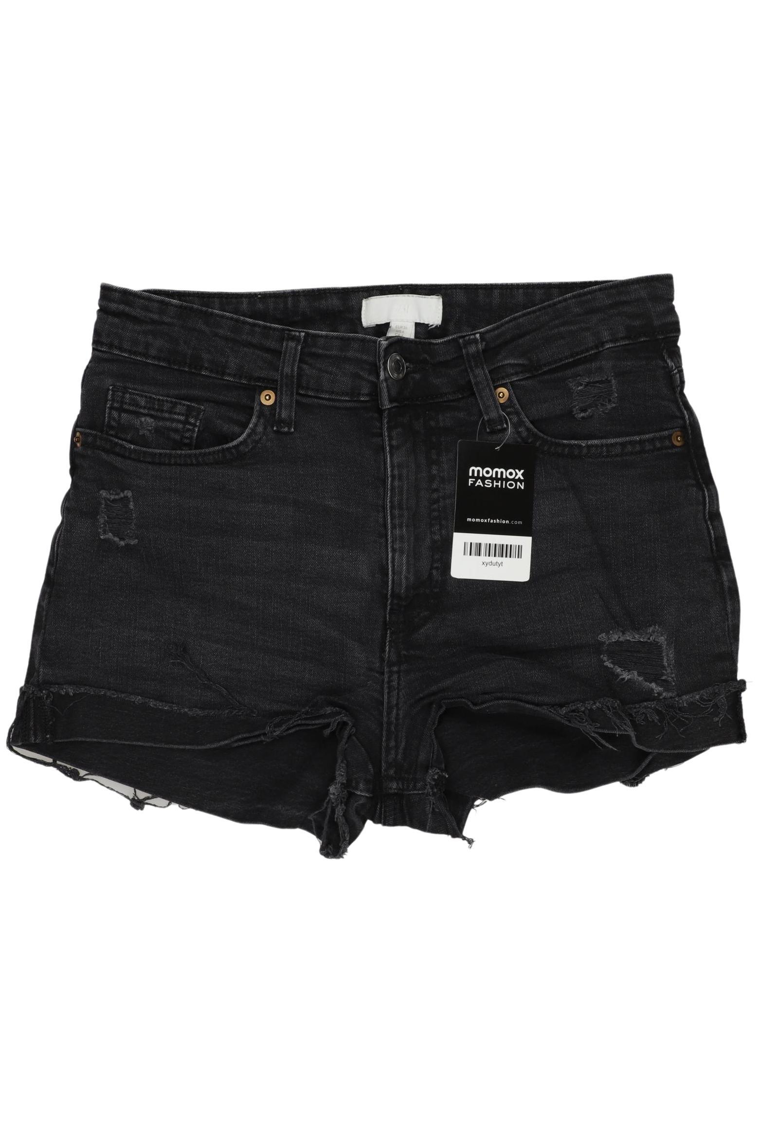 

H&M Damen Shorts, grau, Gr. 36