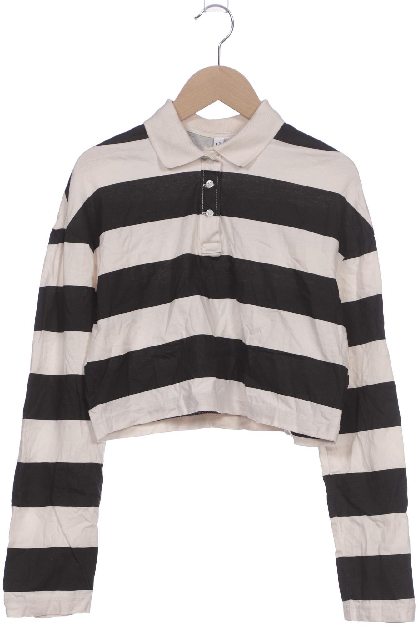 

H&M Damen Langarmshirt, schwarz, Gr. 34