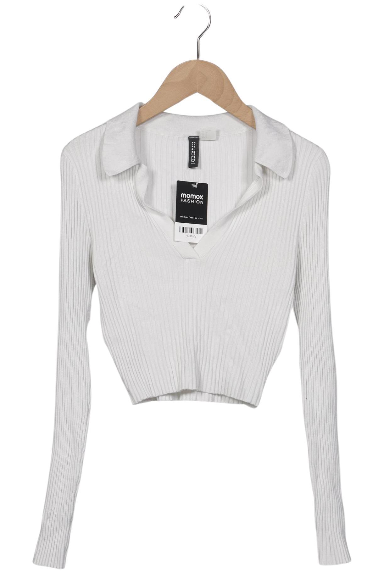 

H&M Damen Pullover, weiß, Gr. 36