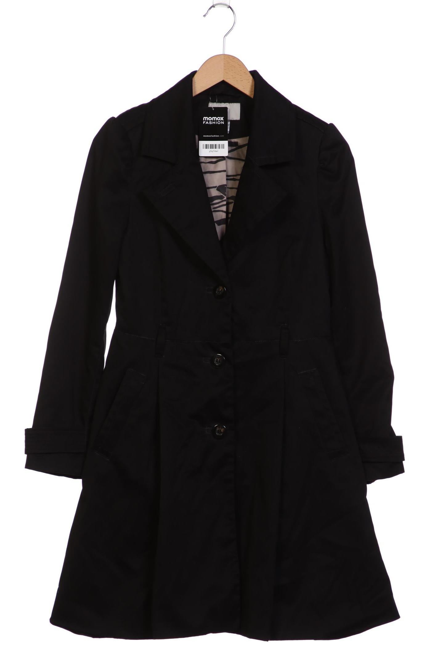 

H&M Damen Mantel, schwarz, Gr. 38