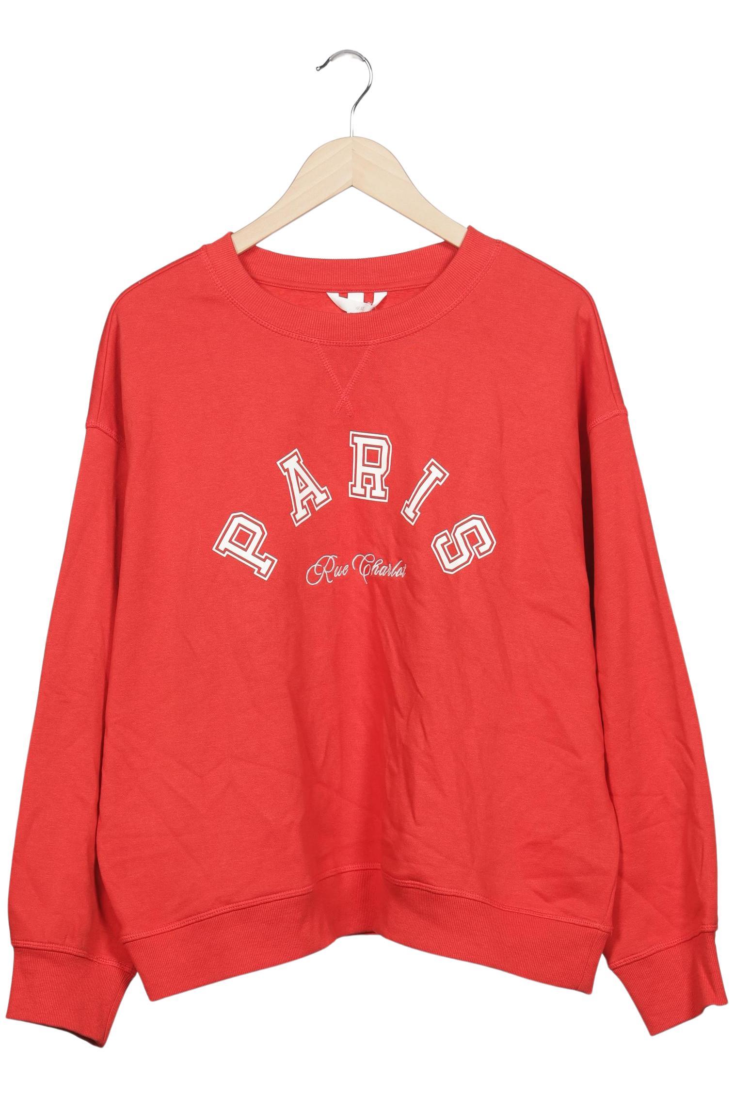 

H&M Damen Sweatshirt, rot, Gr. 44