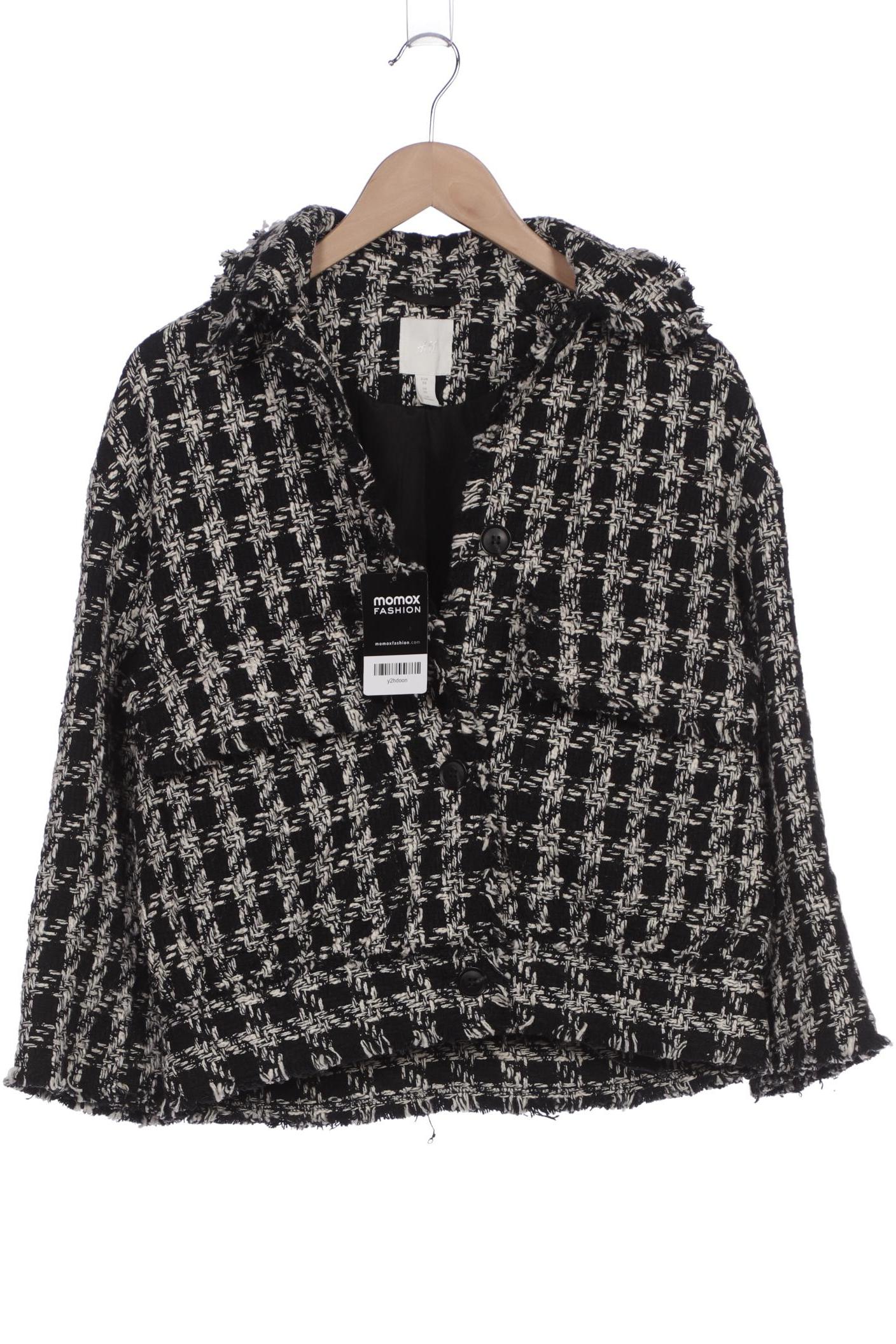 

H&M Damen Jacke, schwarz, Gr. 34