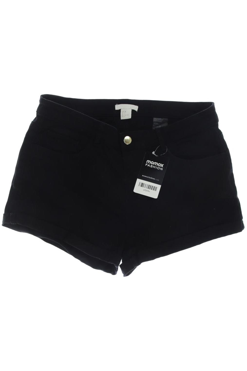 

H&M Damen Shorts, schwarz, Gr. 38