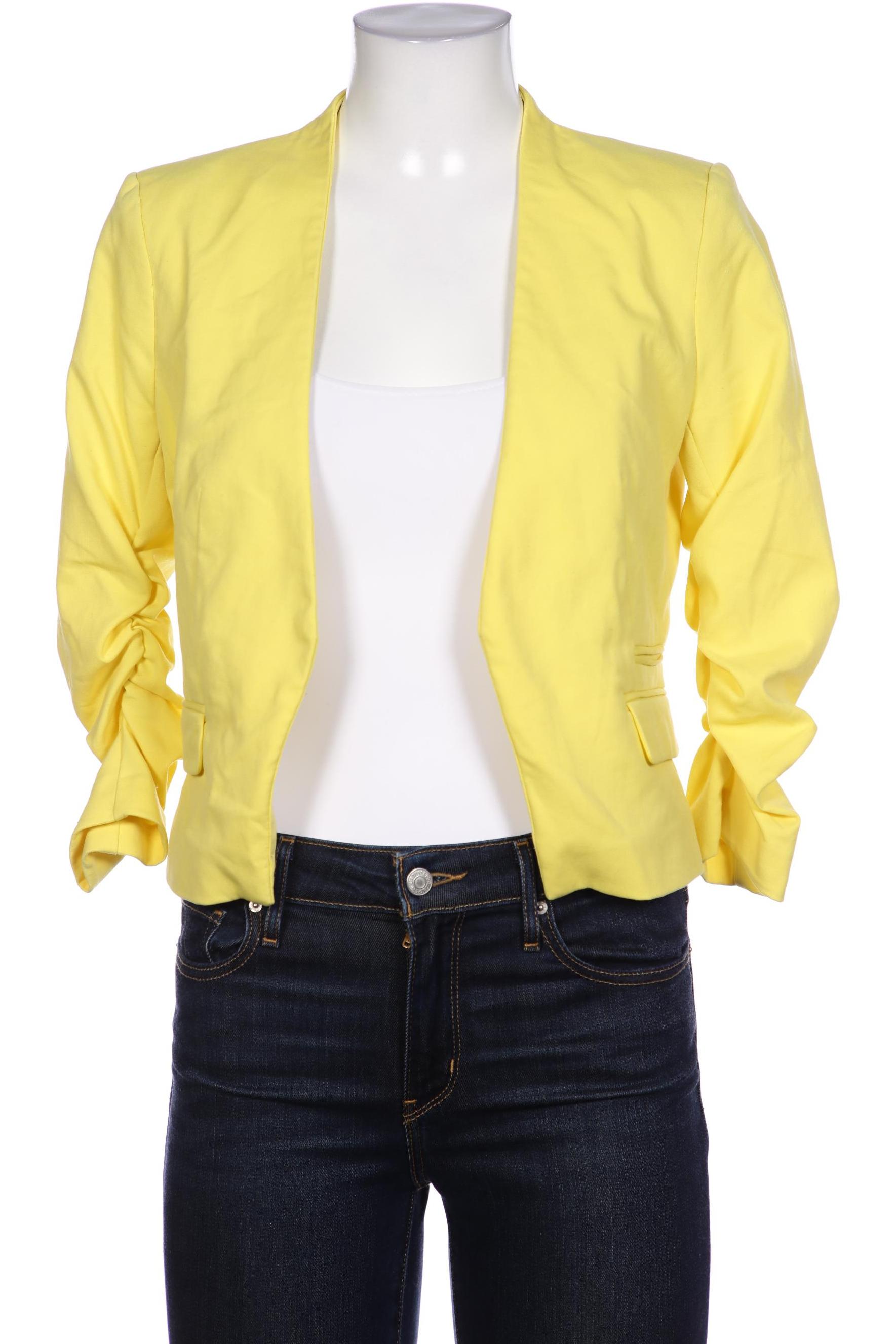 

H&M Damen Blazer, gelb, Gr. 38