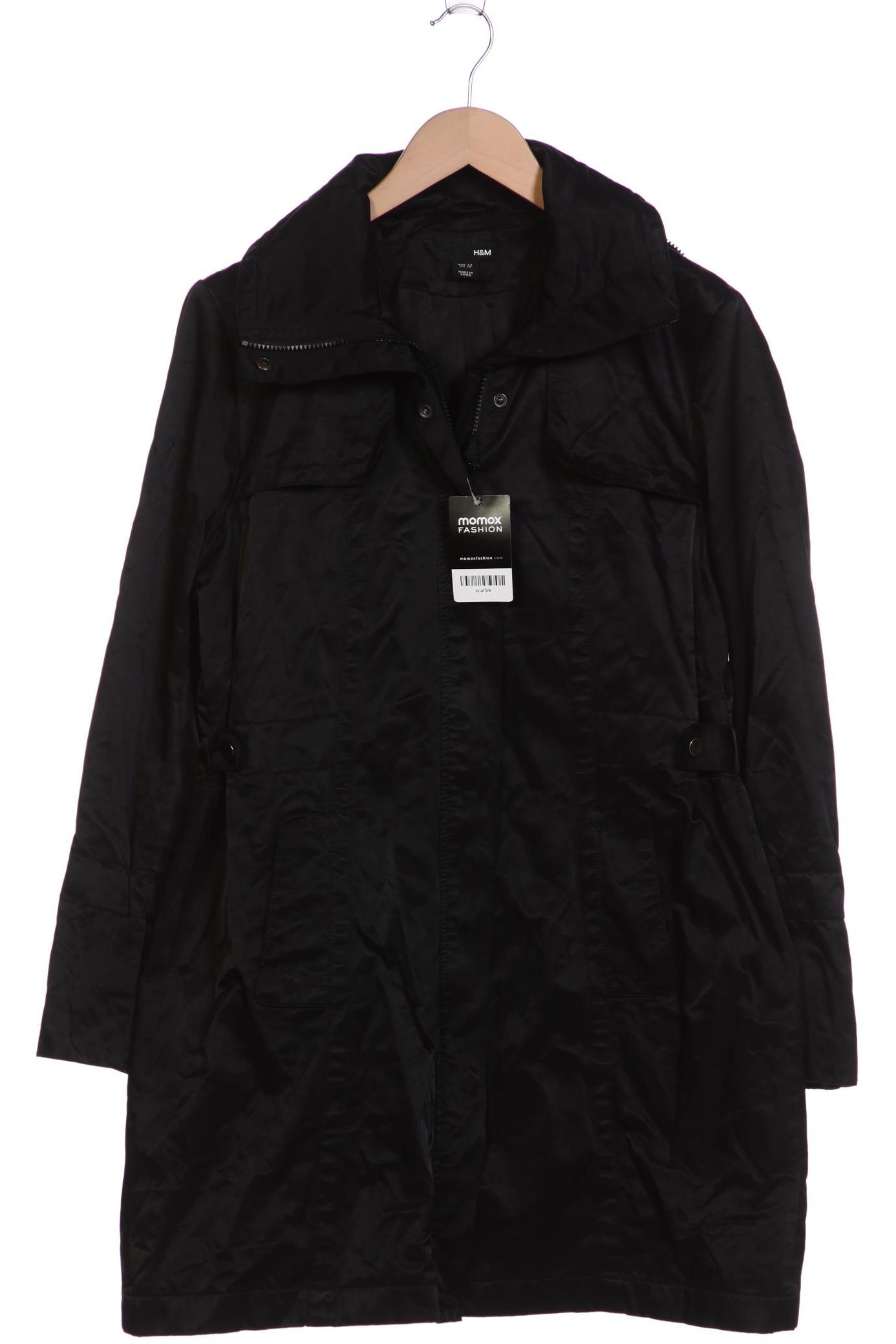 

H&M Damen Mantel, schwarz