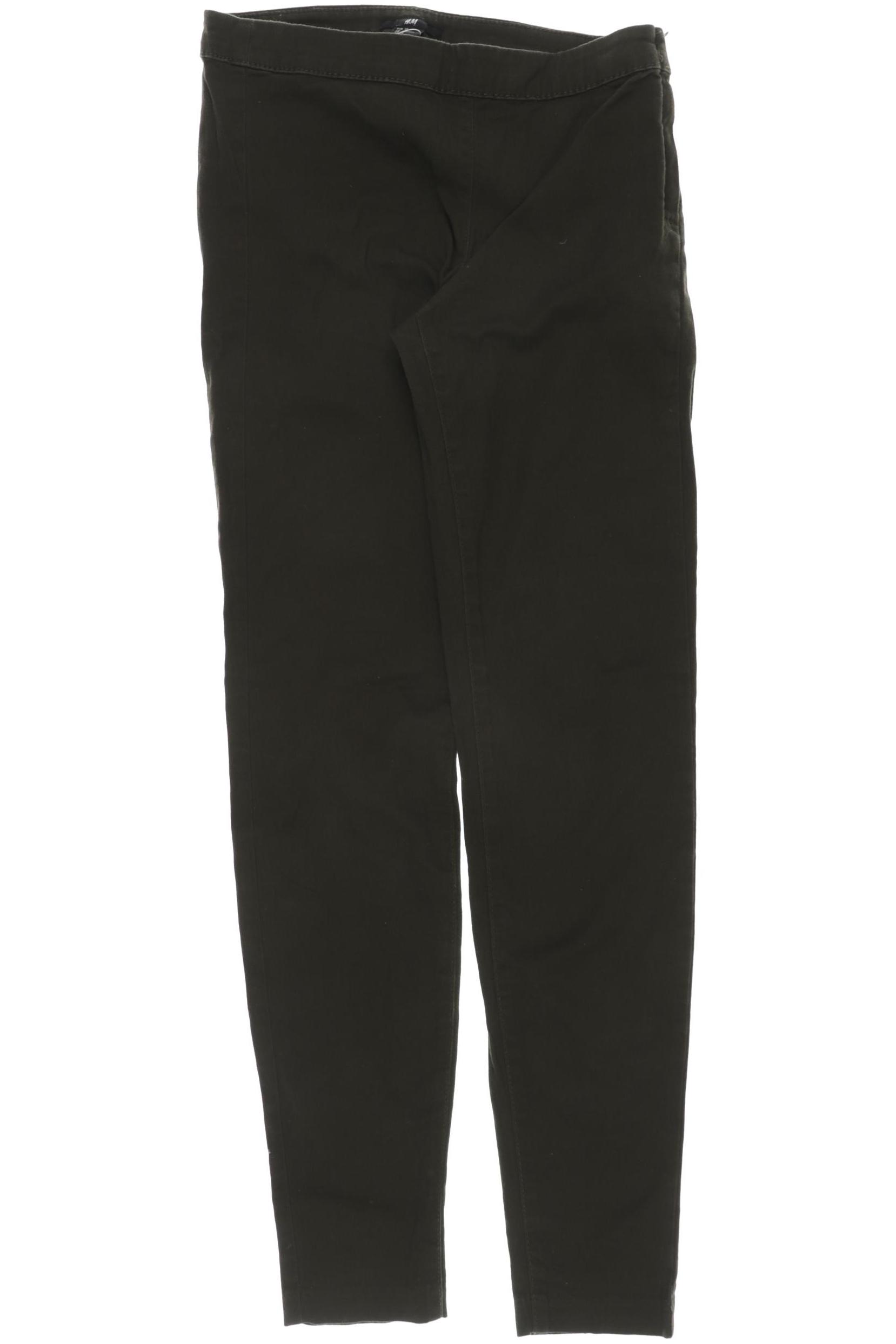 

H&M Damen Stoffhose, grün, Gr. 34
