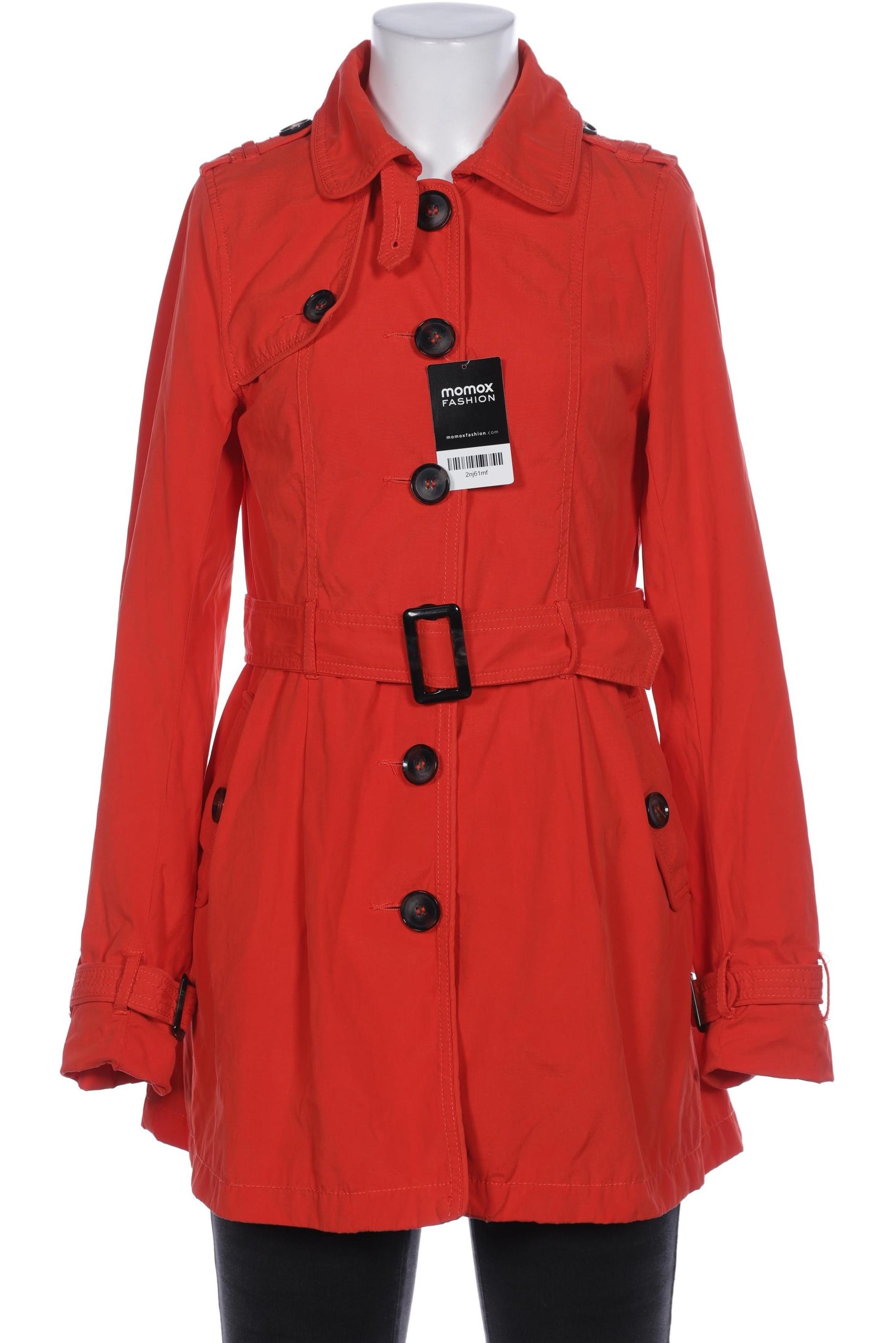 

H&M Damen Mantel, rot, Gr. 34