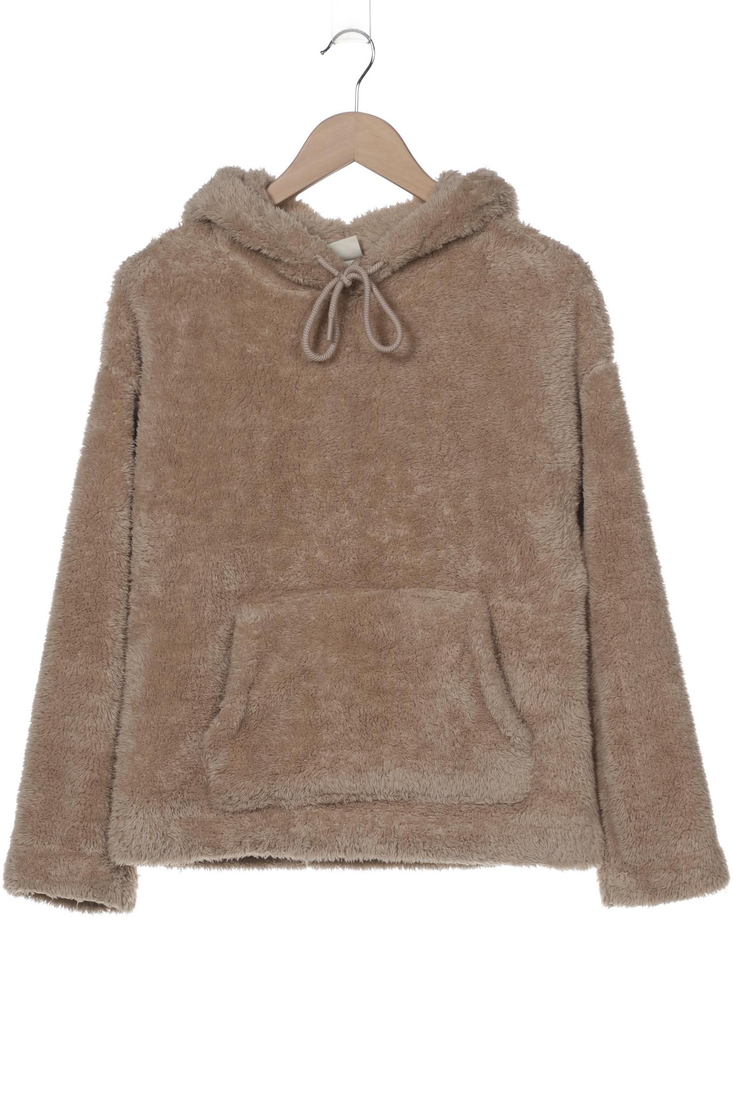 

H&M Damen Kapuzenpullover, beige, Gr. 34