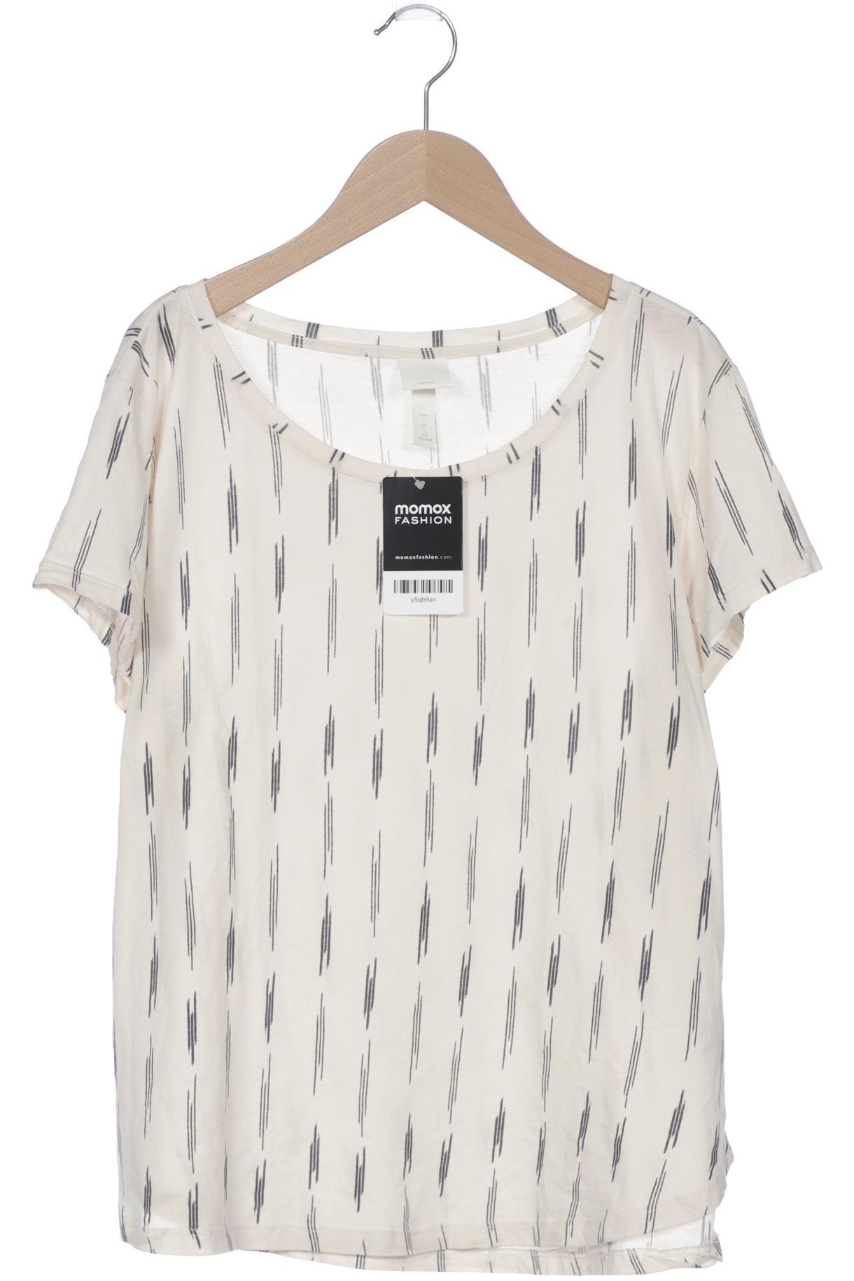 

H&M Damen T-Shirt, cremeweiß, Gr. 42