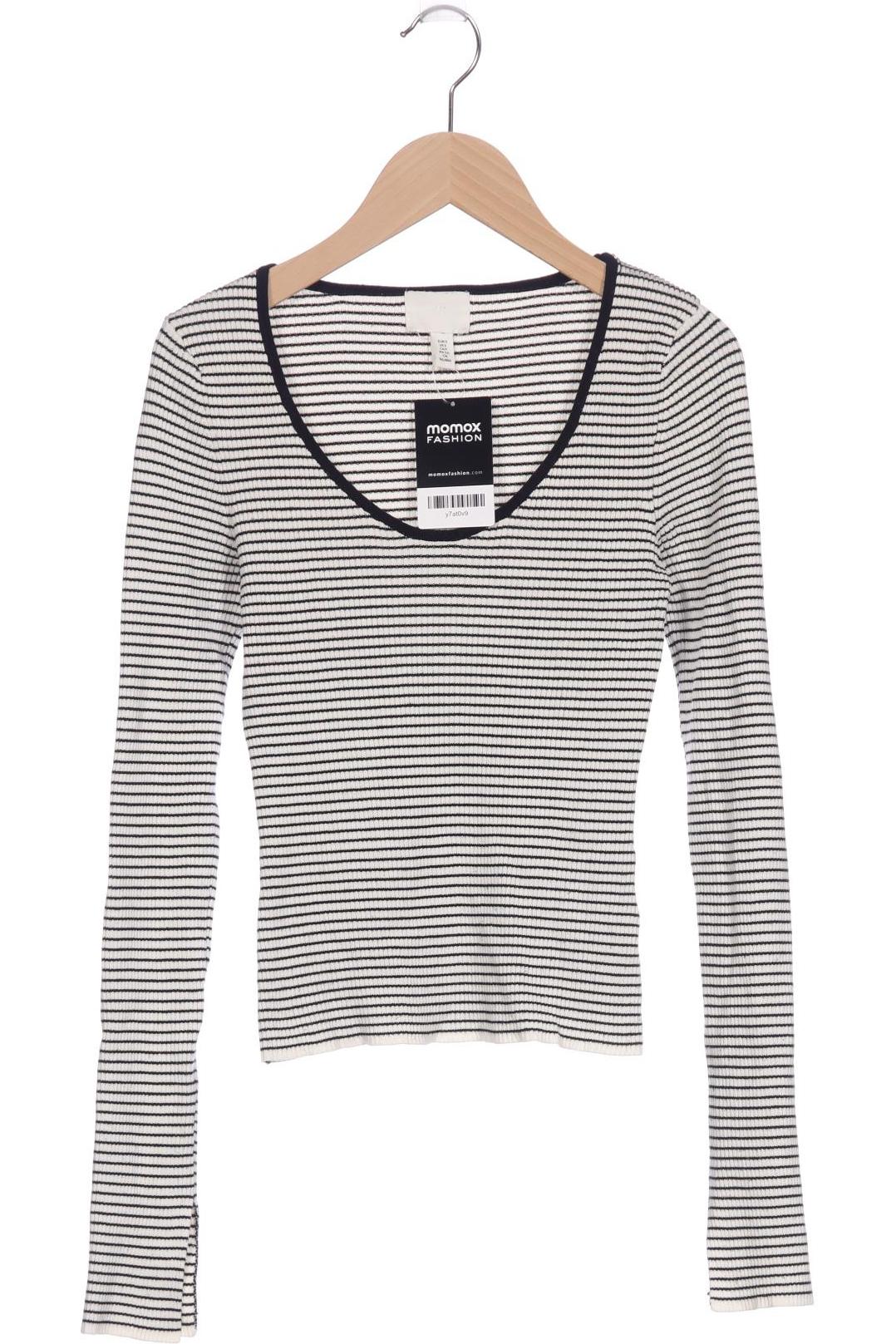 

H&M Damen Pullover, weiß, Gr. 36