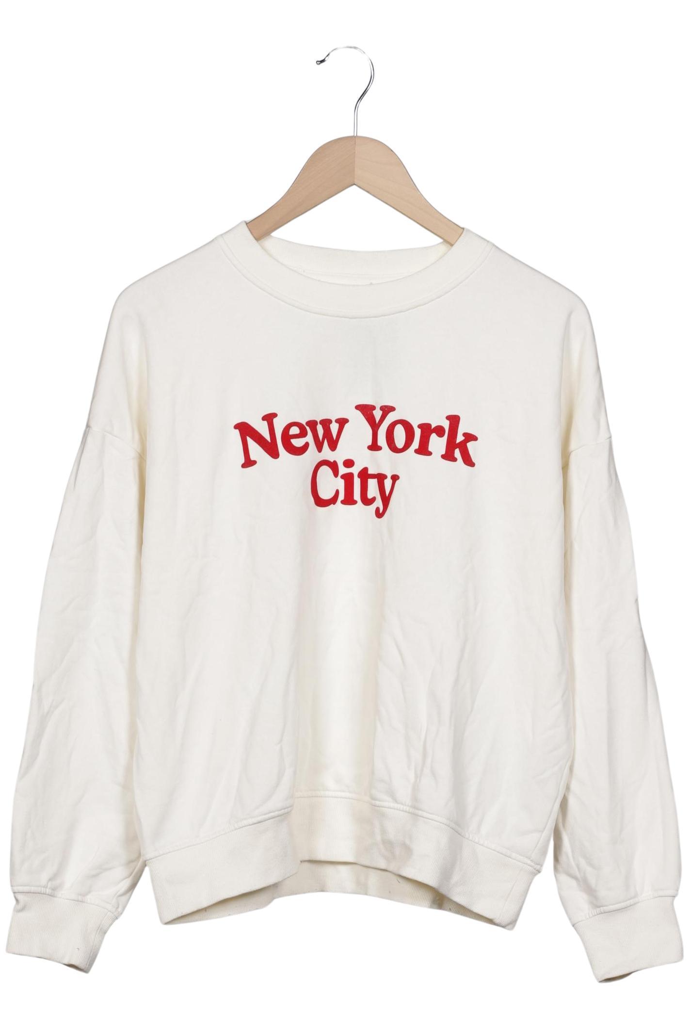 

H&M Damen Sweatshirt, cremeweiß, Gr. 36