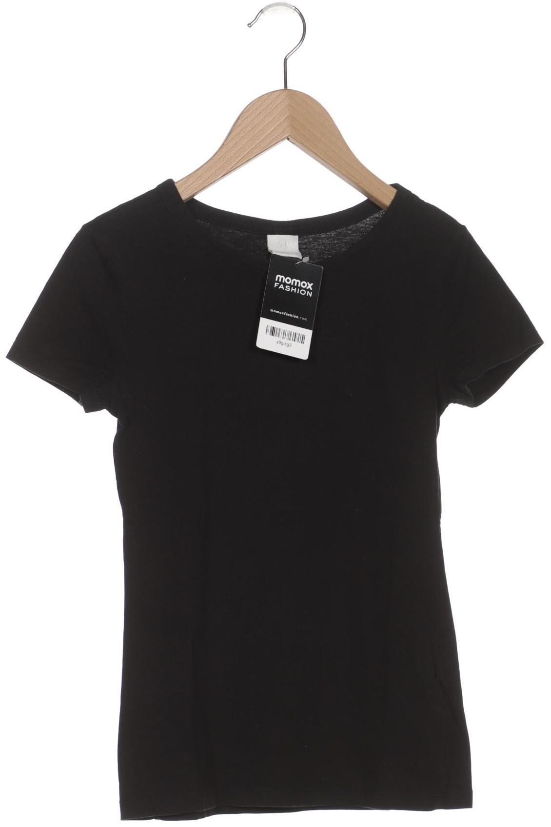 

H&M Damen T-Shirt, schwarz, Gr. 34
