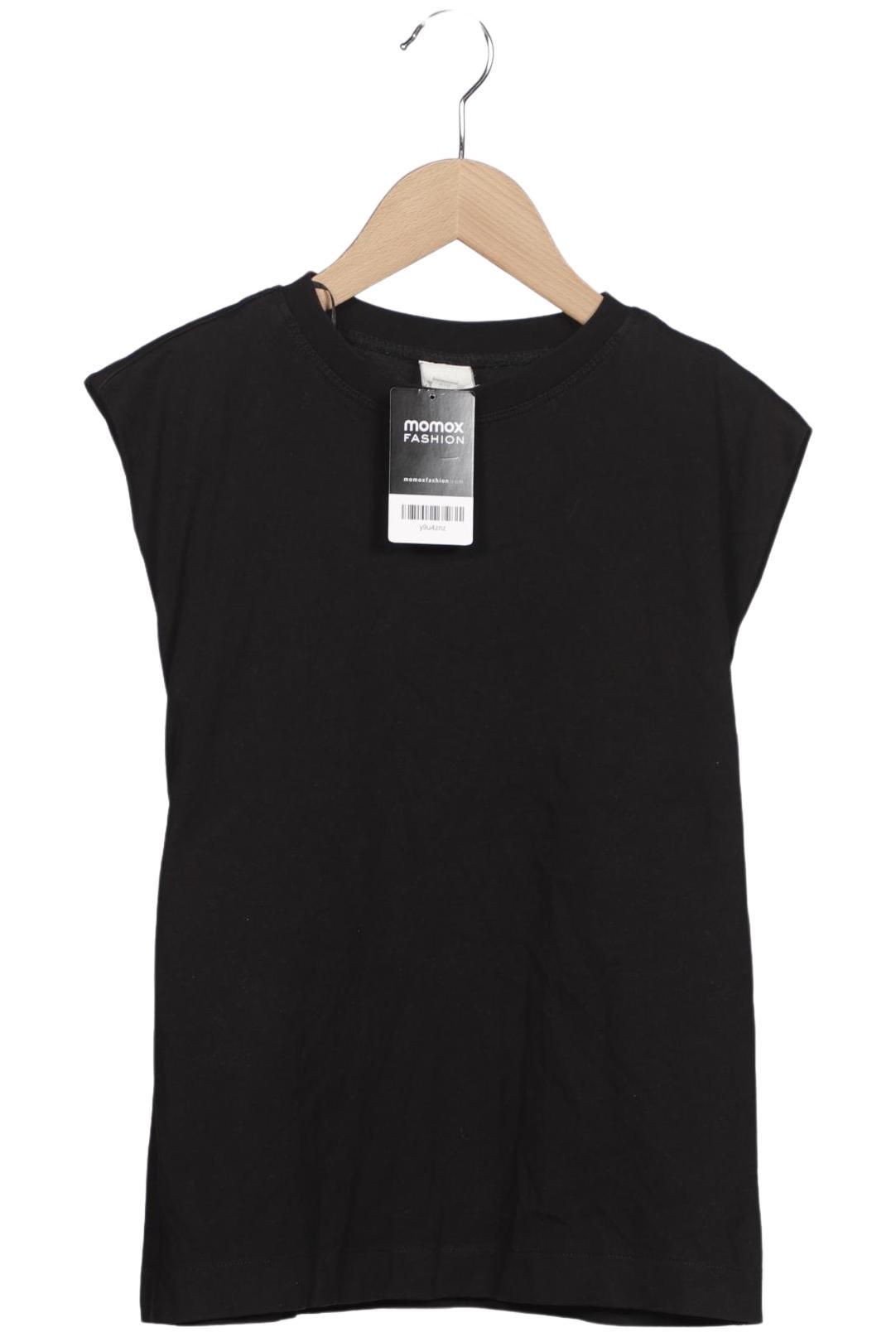 

H&M Damen T-Shirt, schwarz, Gr. 34