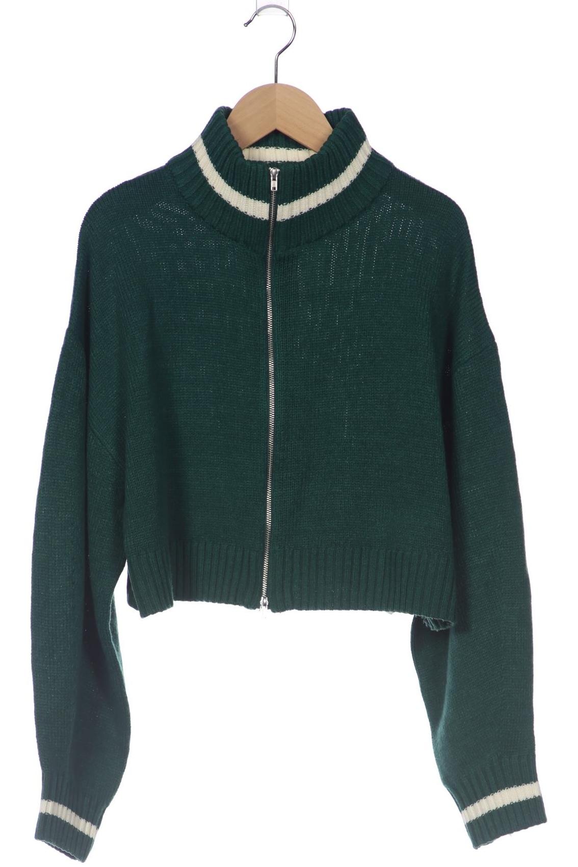 

H&M Damen Strickjacke, grün, Gr. 38