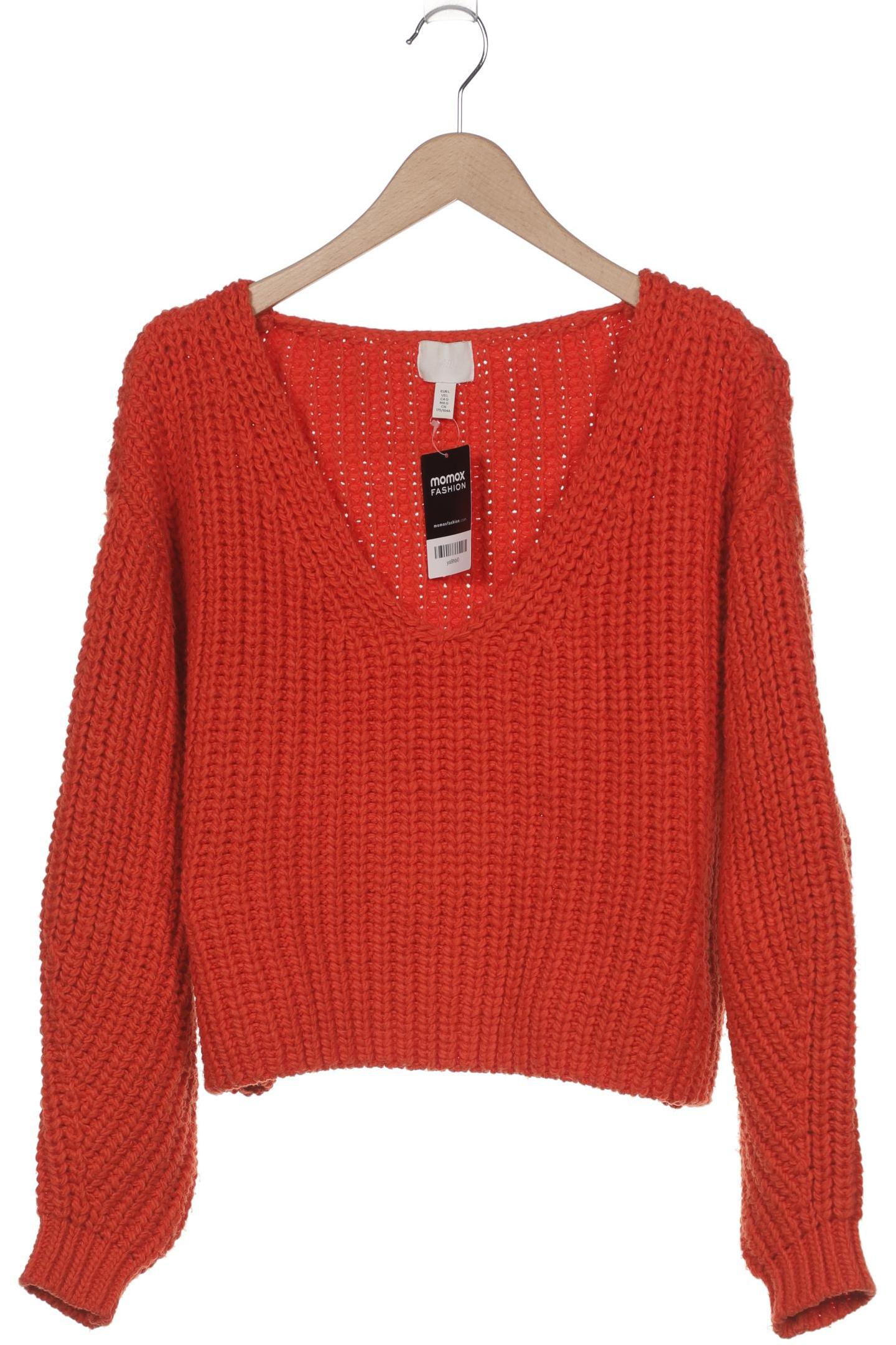 

H&M Damen Pullover, rot, Gr. 42