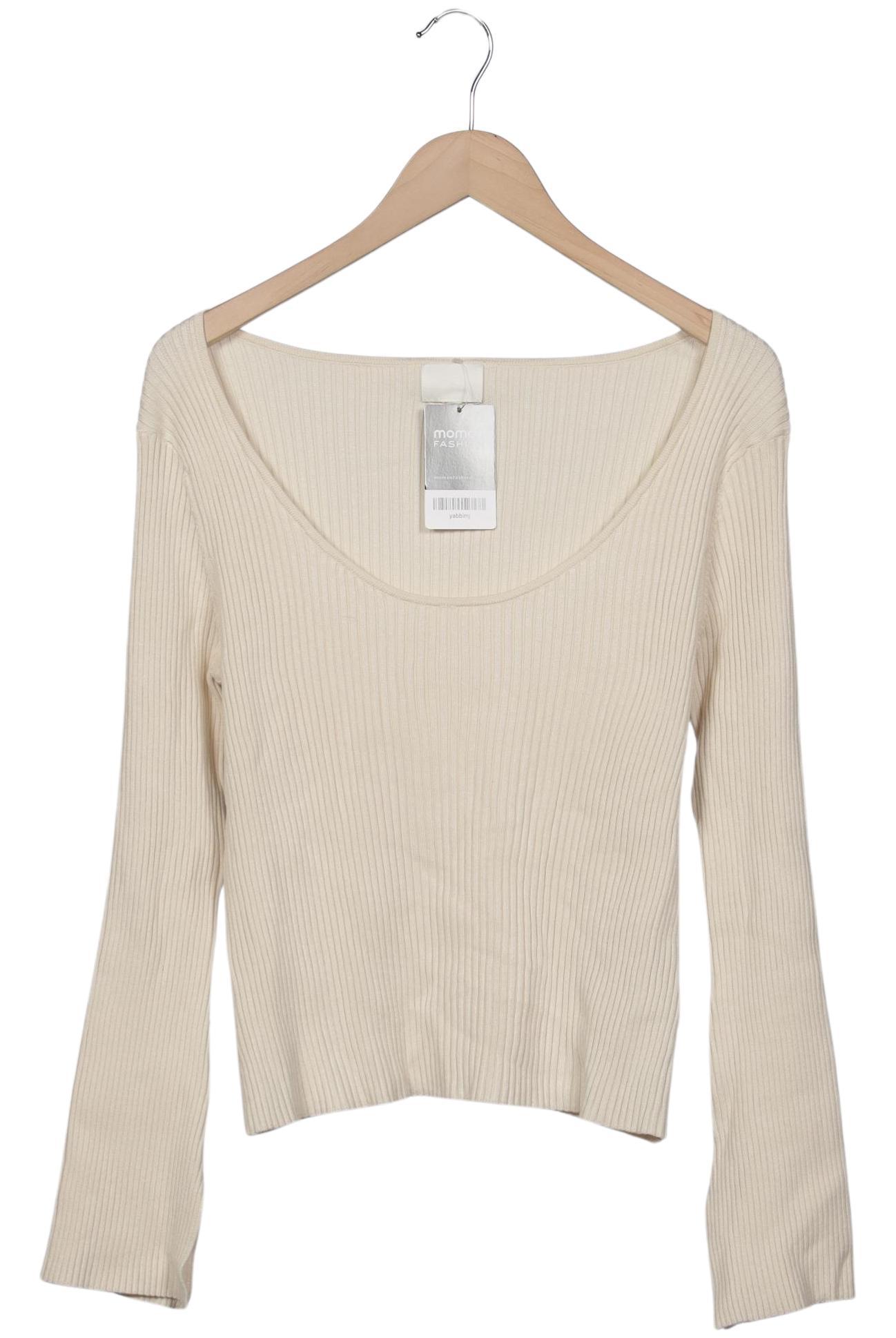 

H&M Damen Pullover, cremeweiß, Gr. 42