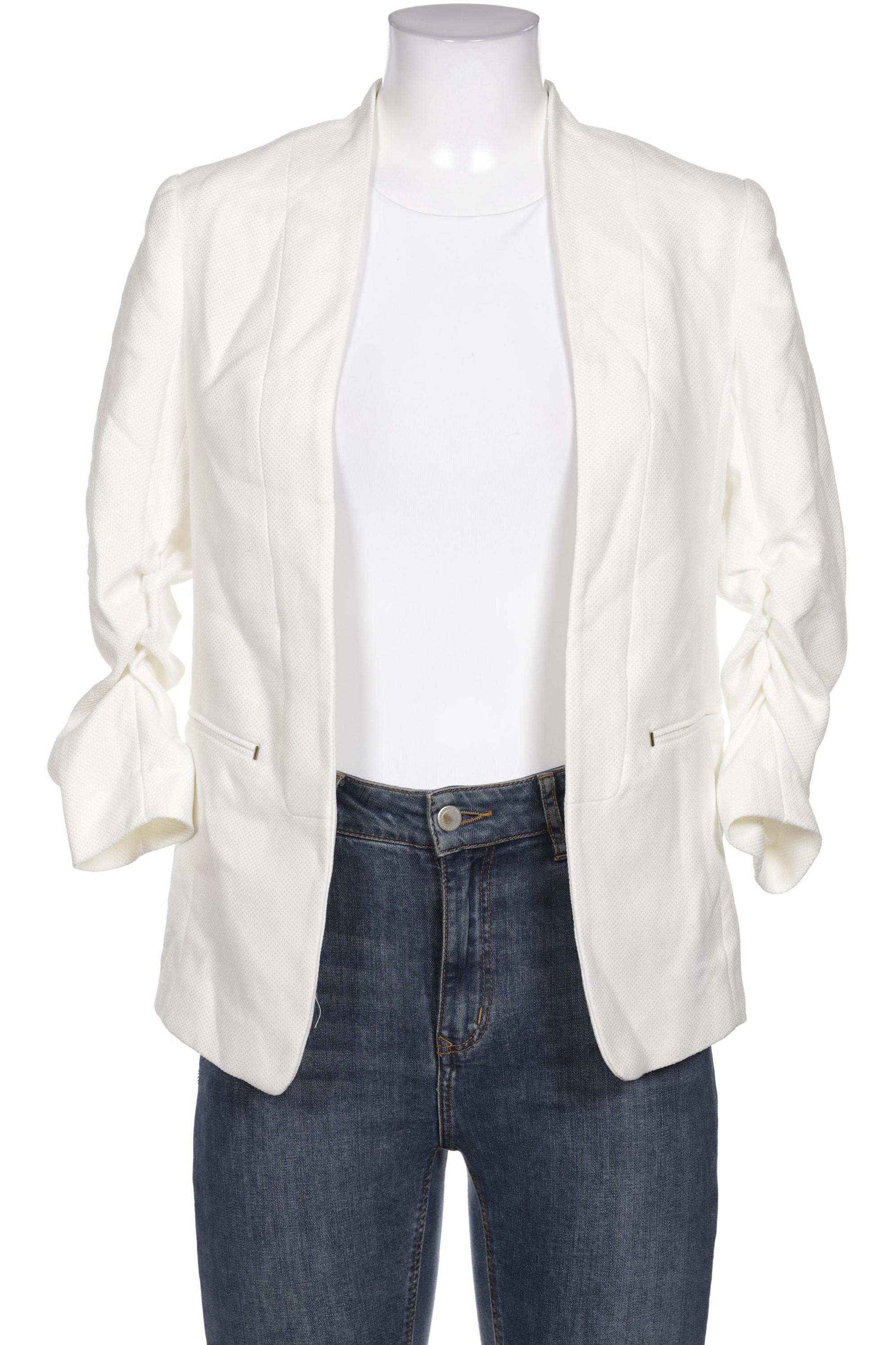 

H&M Damen Blazer, cremeweiß, Gr. 36