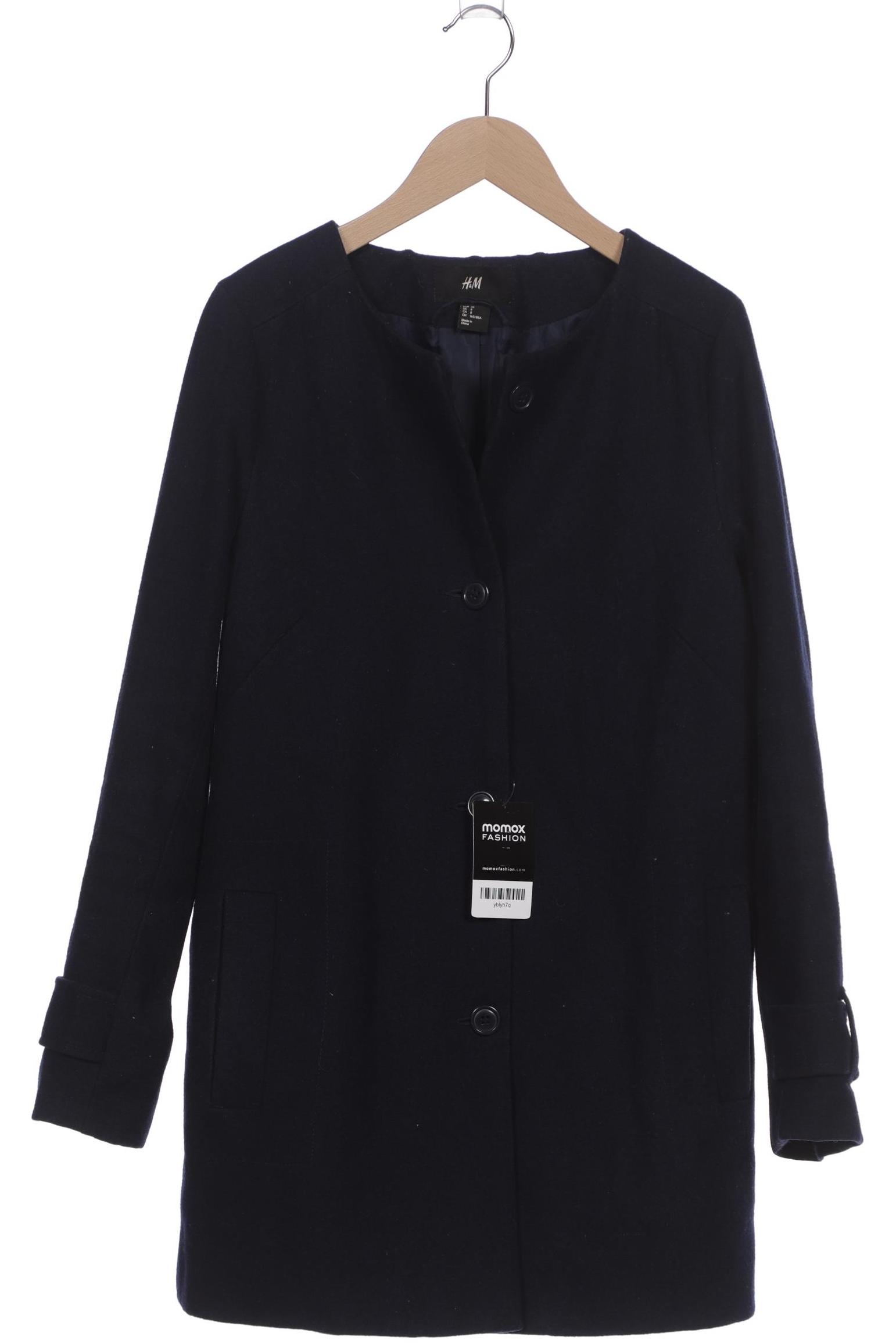 

H&M Damen Mantel, marineblau, Gr. 38