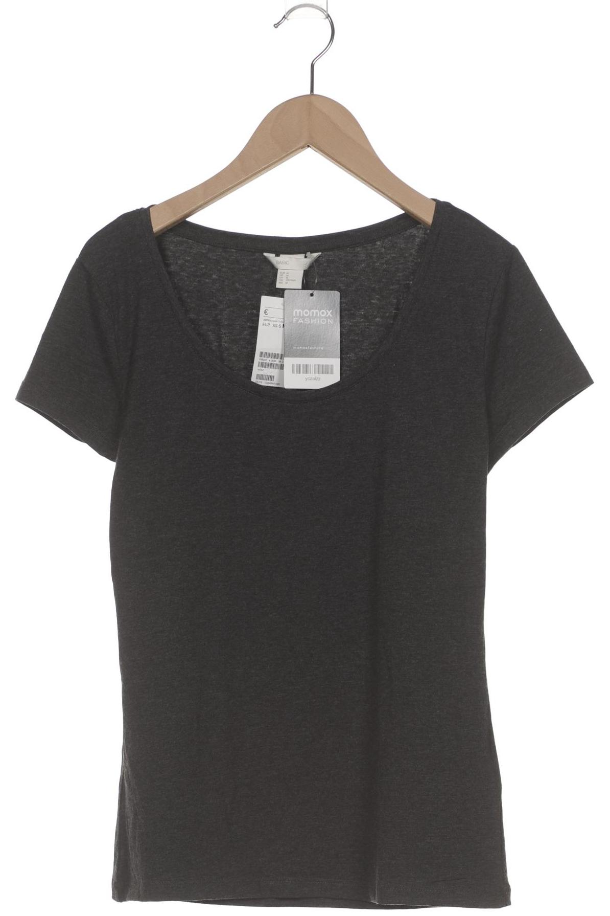 

H&M Damen T-Shirt, grau, Gr. 38