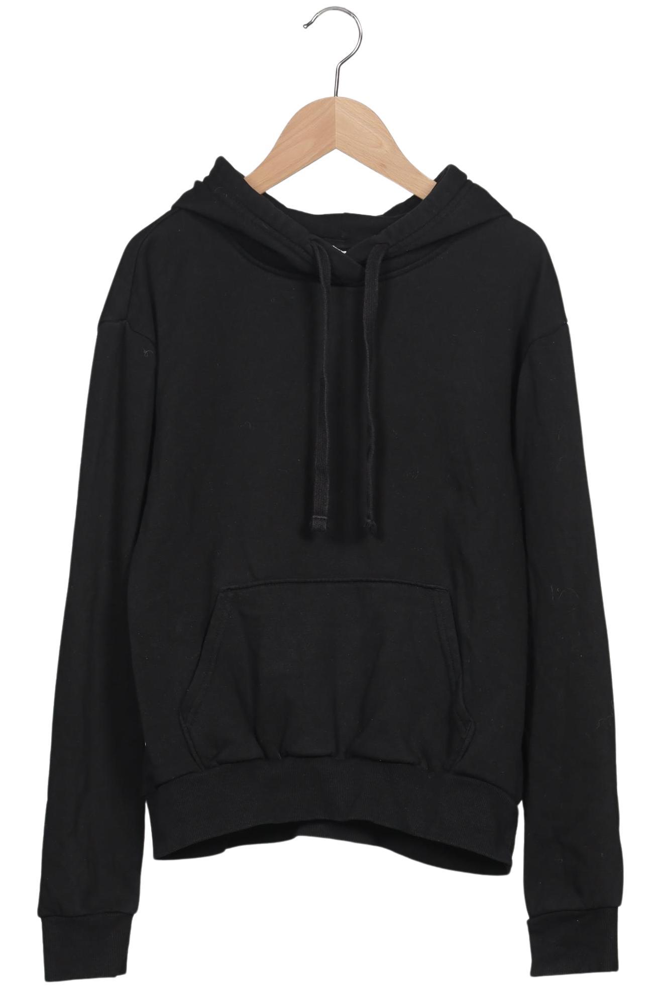 

H&M Damen Kapuzenpullover, schwarz, Gr. 36