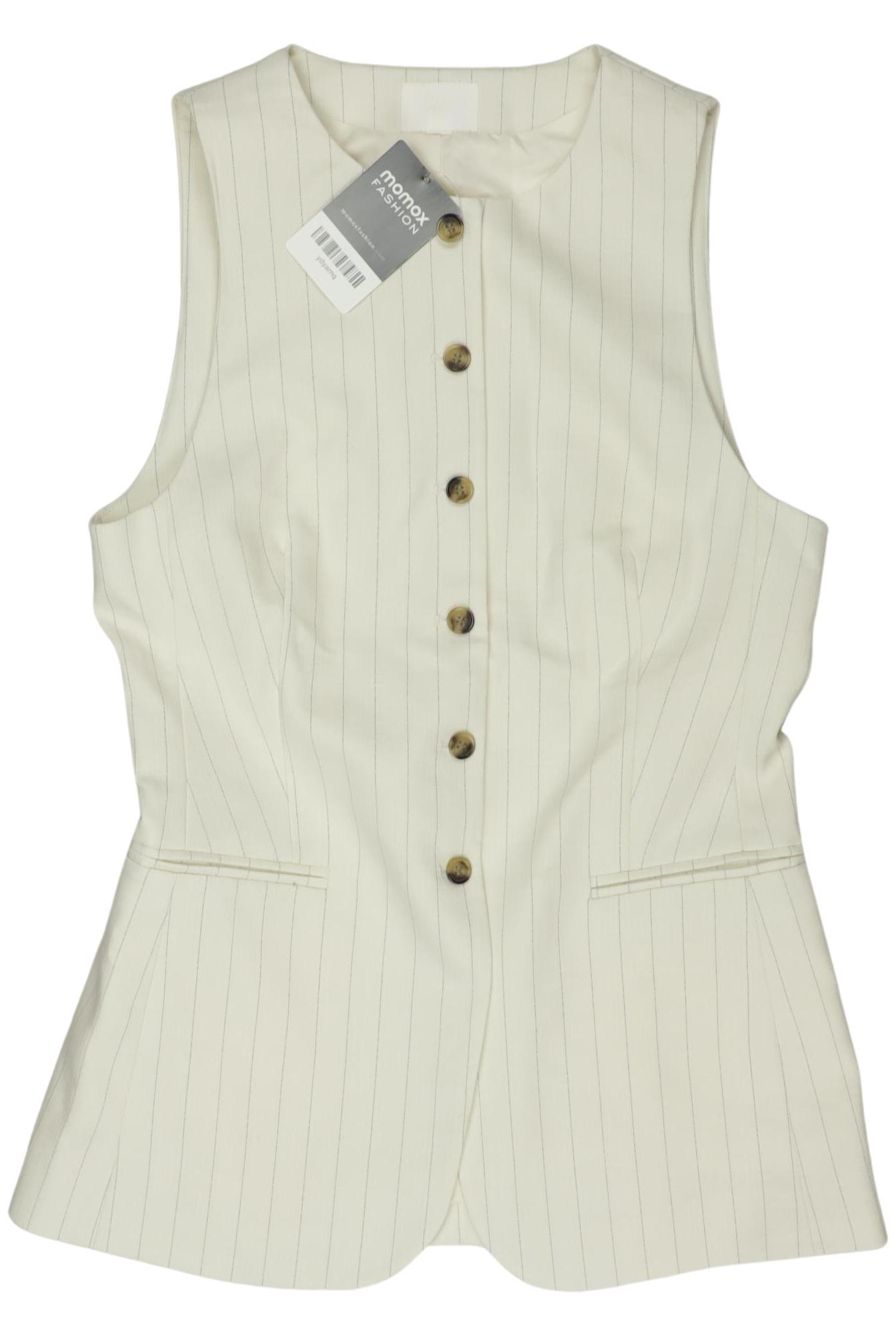 

H&M Damen Weste, cremeweiß, Gr. 36