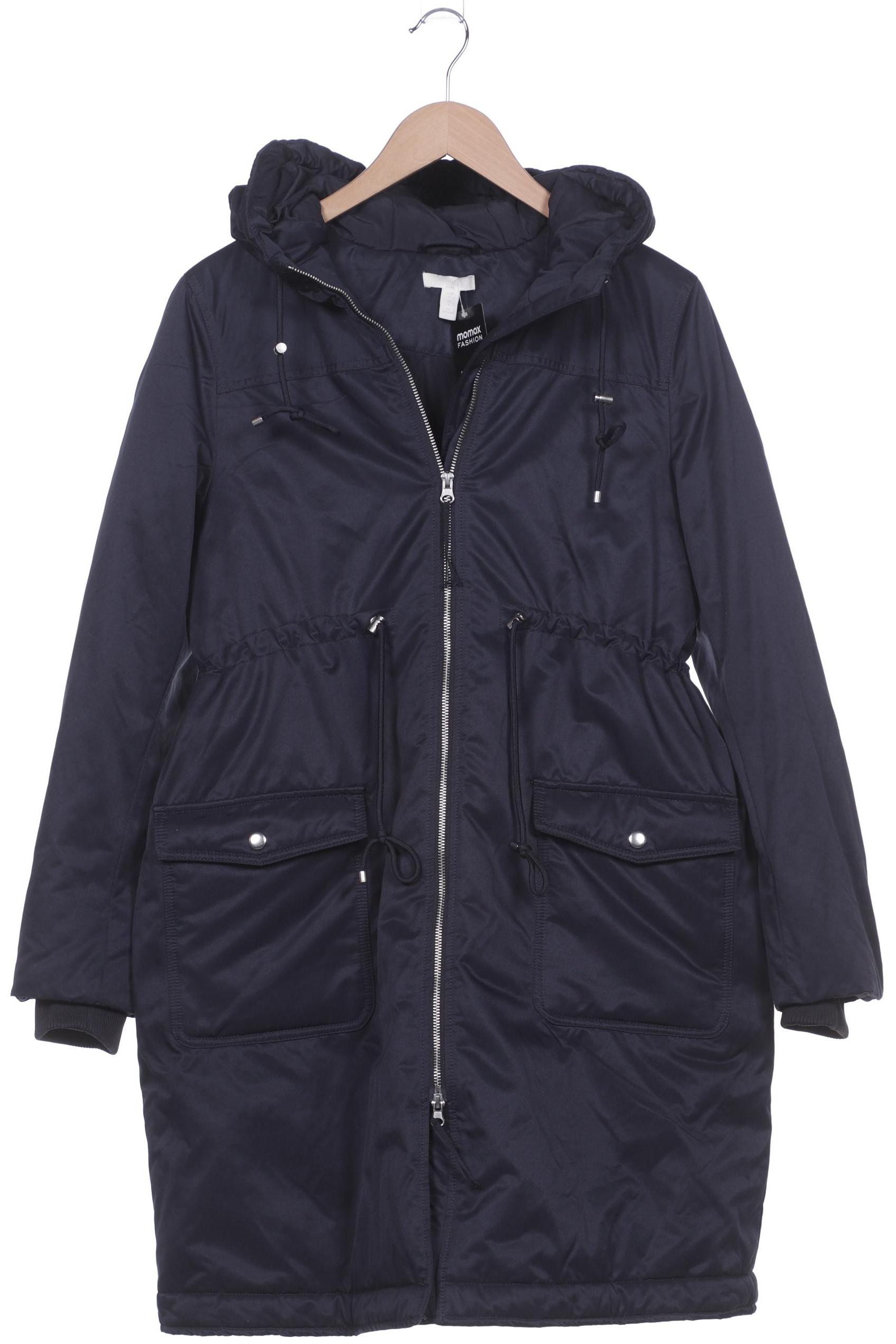 

H&M Damen Mantel, marineblau, Gr. 36