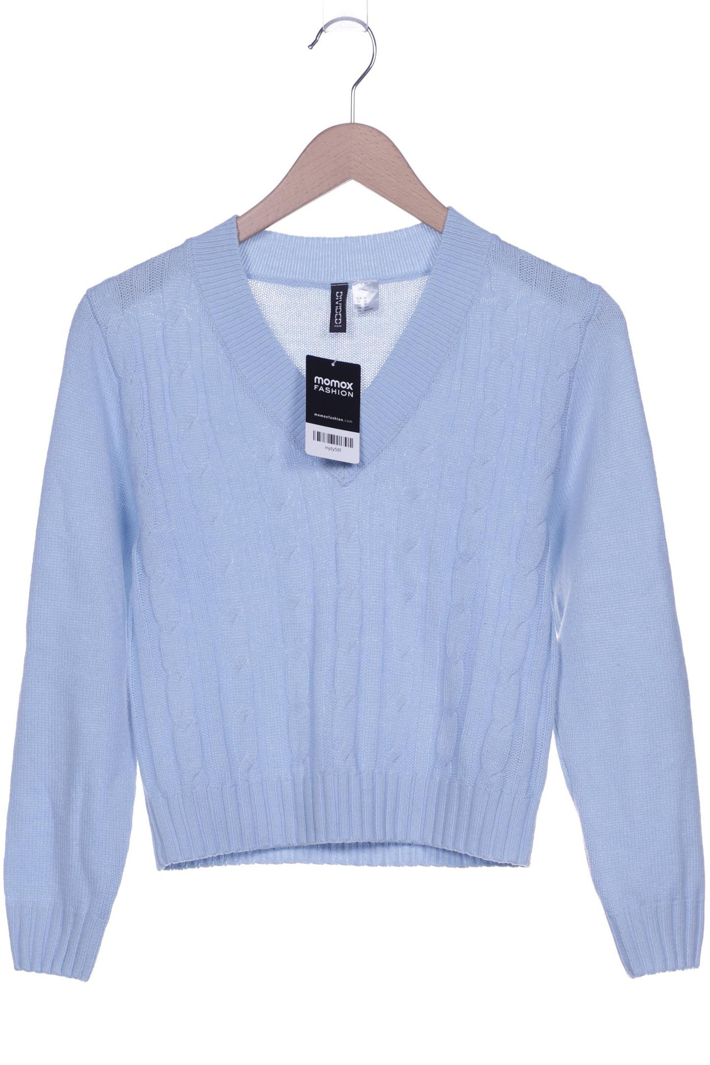 

H&M Damen Pullover, blau, Gr. 34