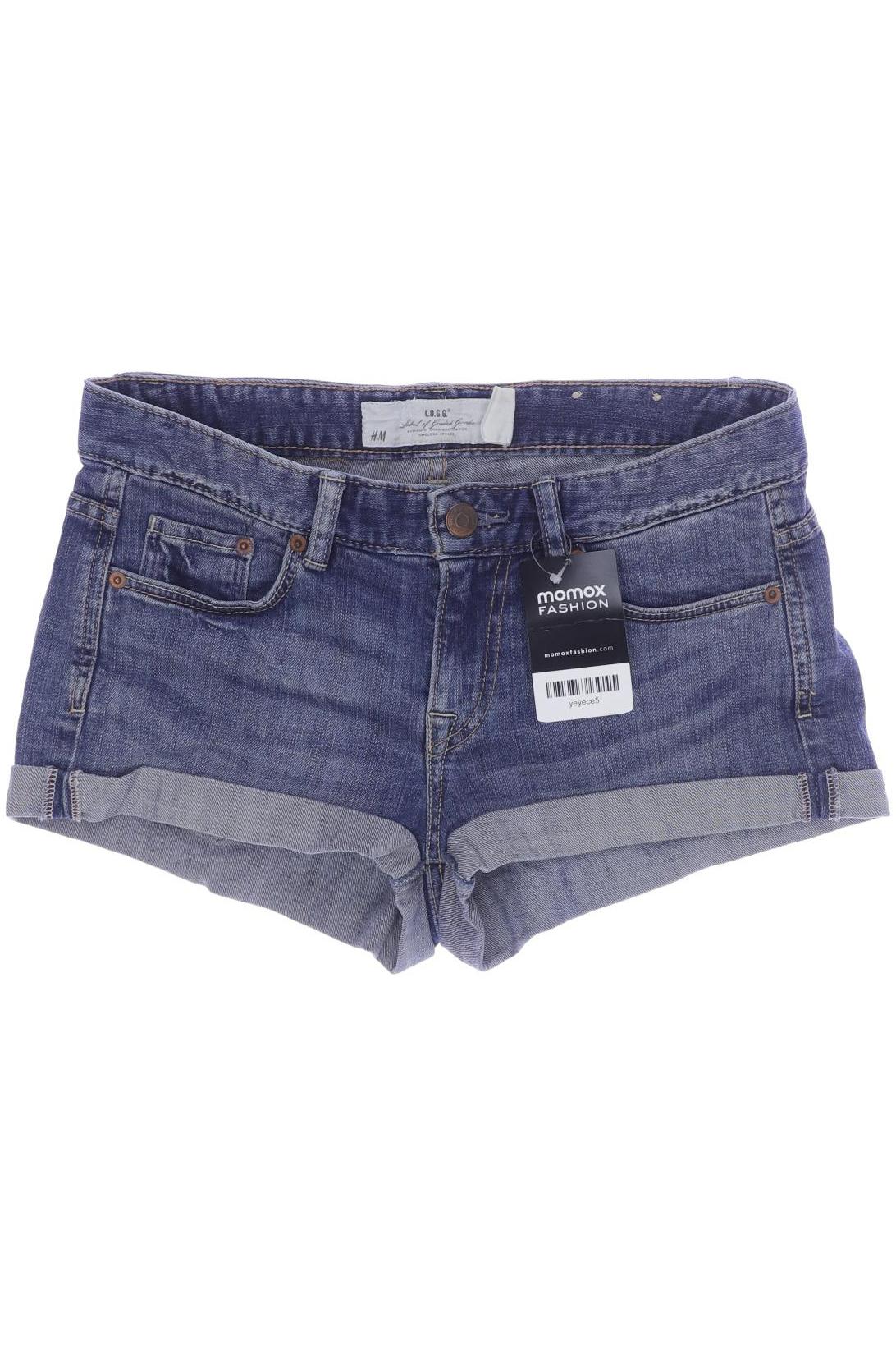 

H&M Damen Shorts, blau, Gr. 36